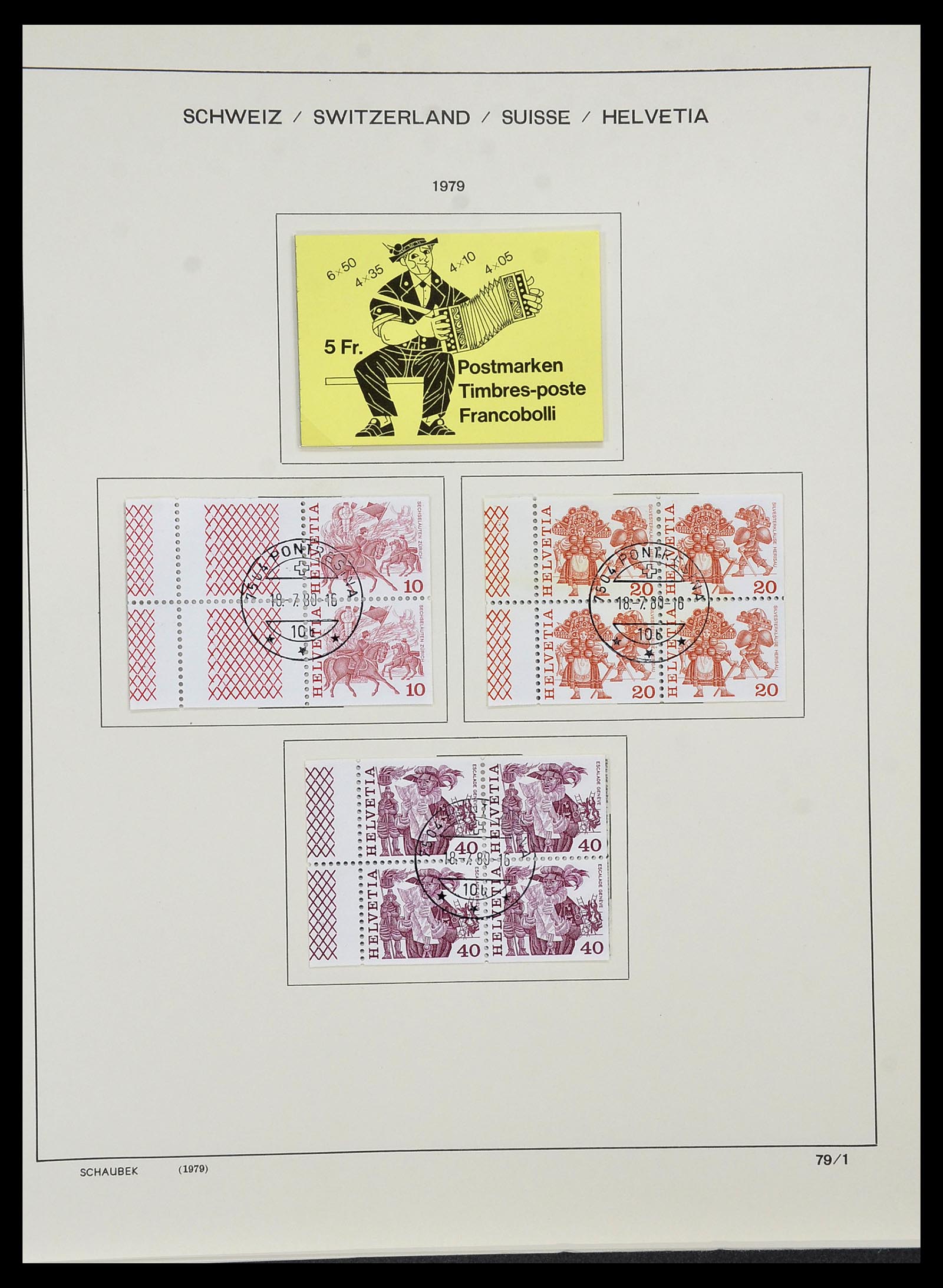 34436 078 - Postzegelverzameling 34436 Zwitserland 1854-2016.