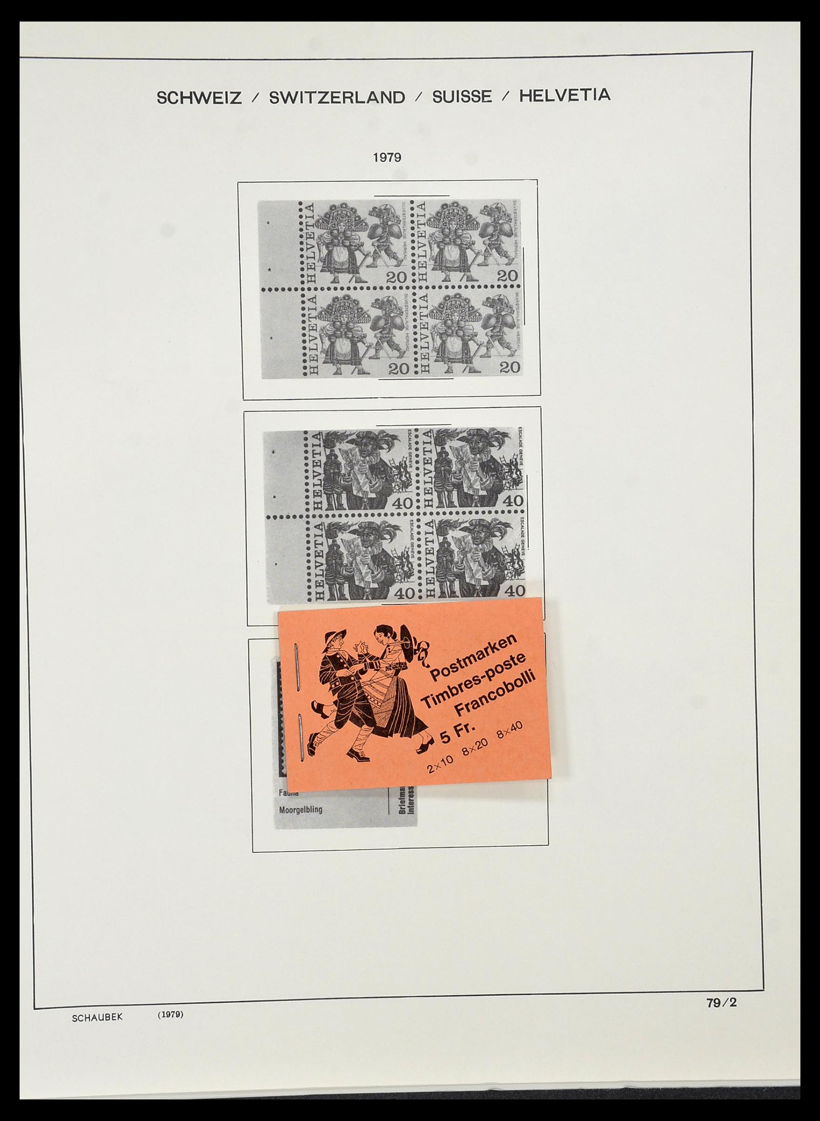 34436 079 - Postzegelverzameling 34436 Zwitserland 1854-2016.