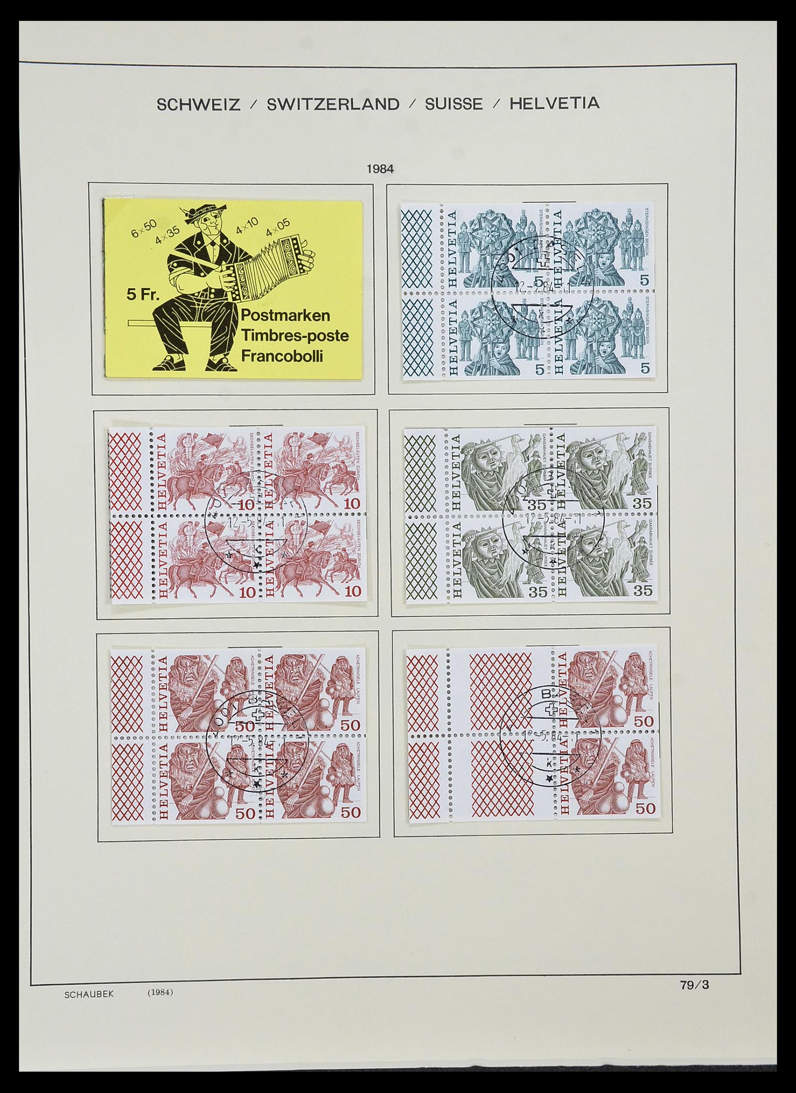 34436 080 - Stamp Collection 34436 Switzerland 1854-2016.