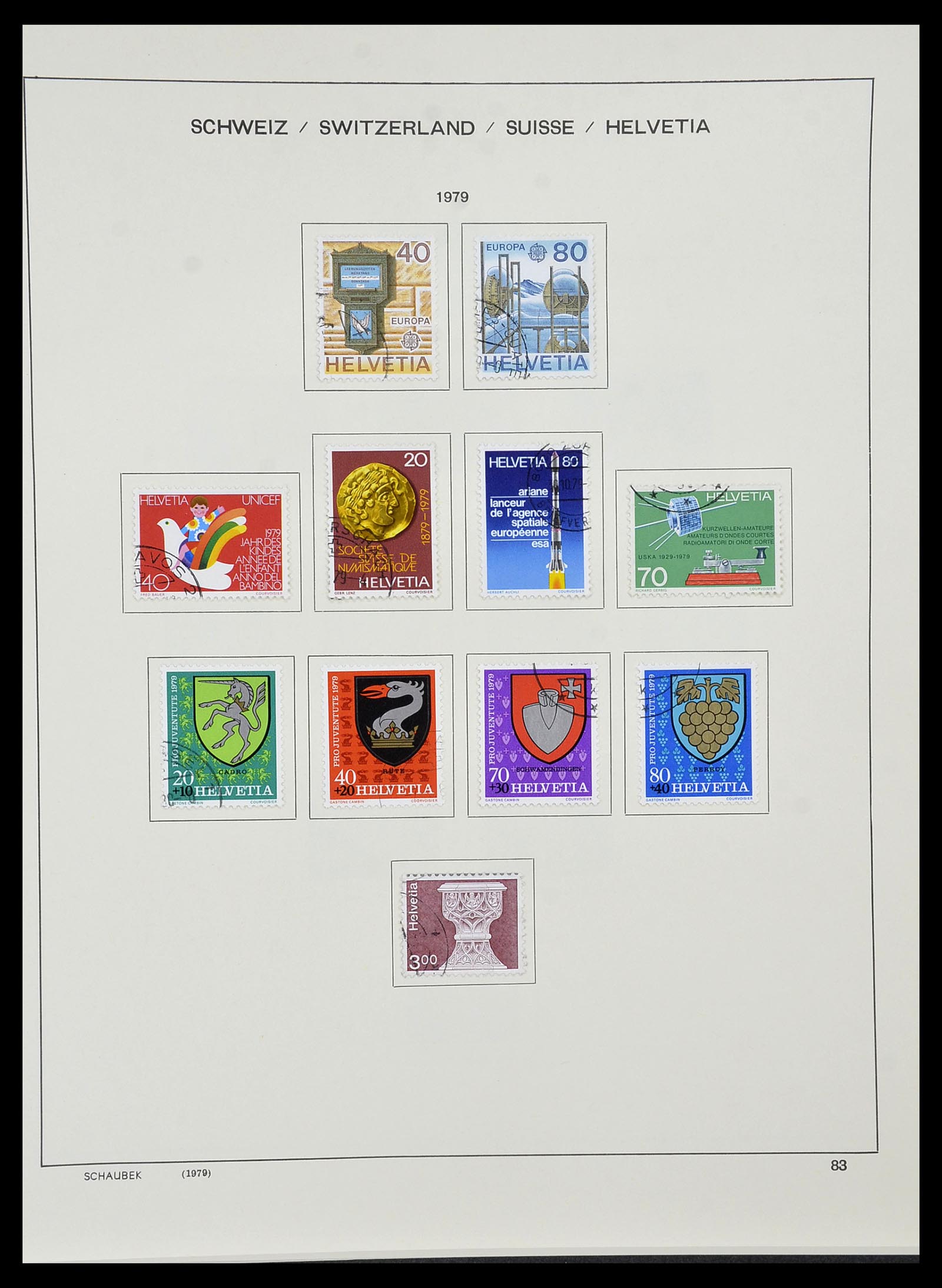34436 085 - Postzegelverzameling 34436 Zwitserland 1854-2016.