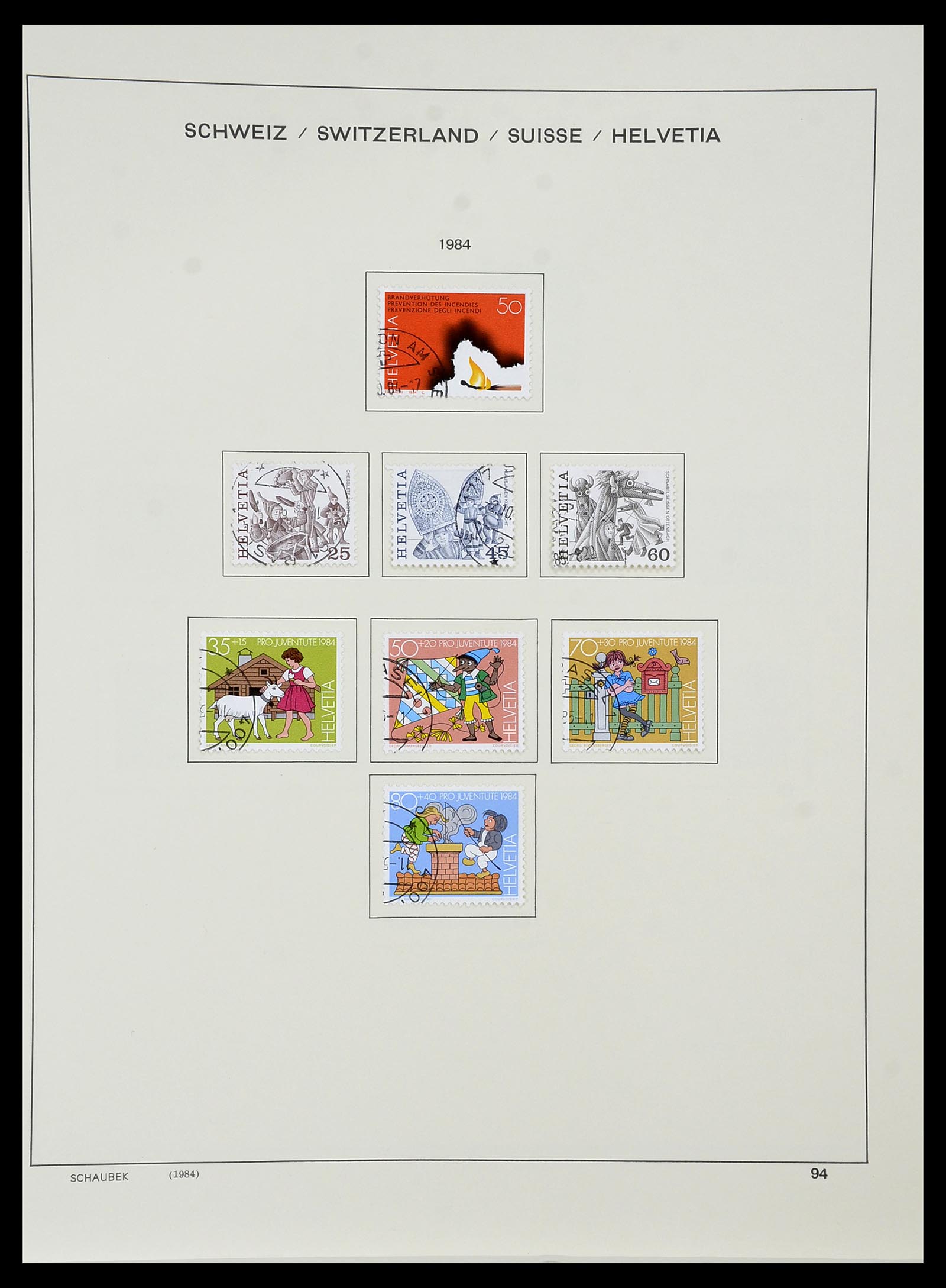 34436 096 - Stamp Collection 34436 Switzerland 1854-2016.