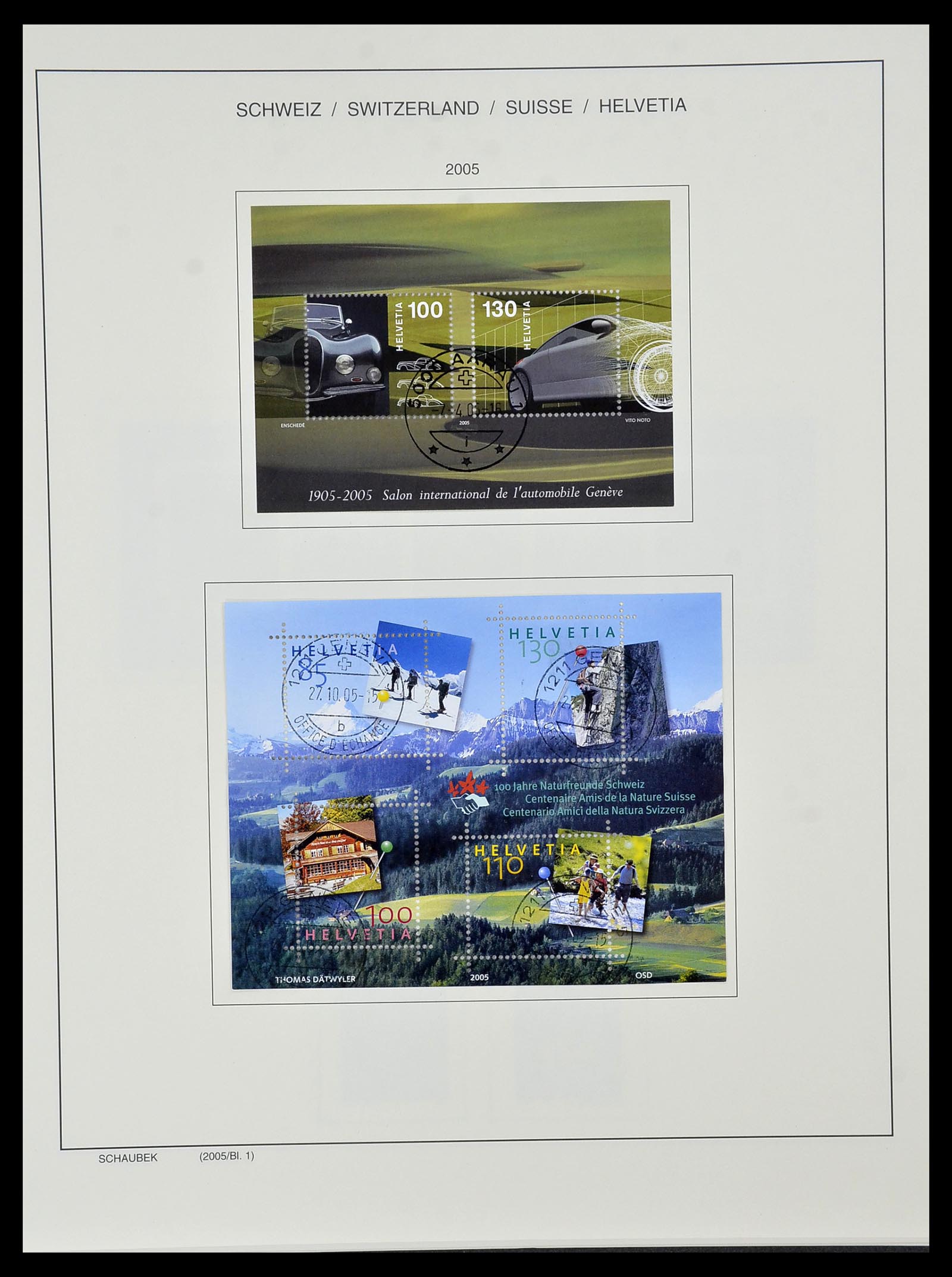 34436 247 - Stamp Collection 34436 Switzerland 1854-2016.