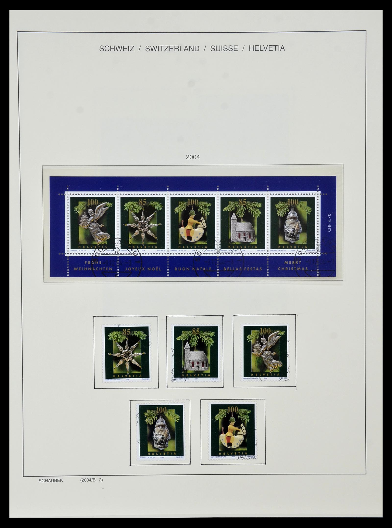 34436 248 - Stamp Collection 34436 Switzerland 1854-2016.
