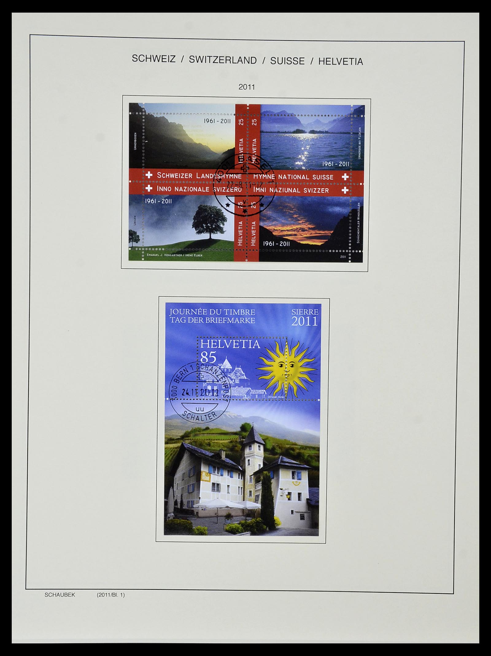 34436 254 - Stamp Collection 34436 Switzerland 1854-2016.