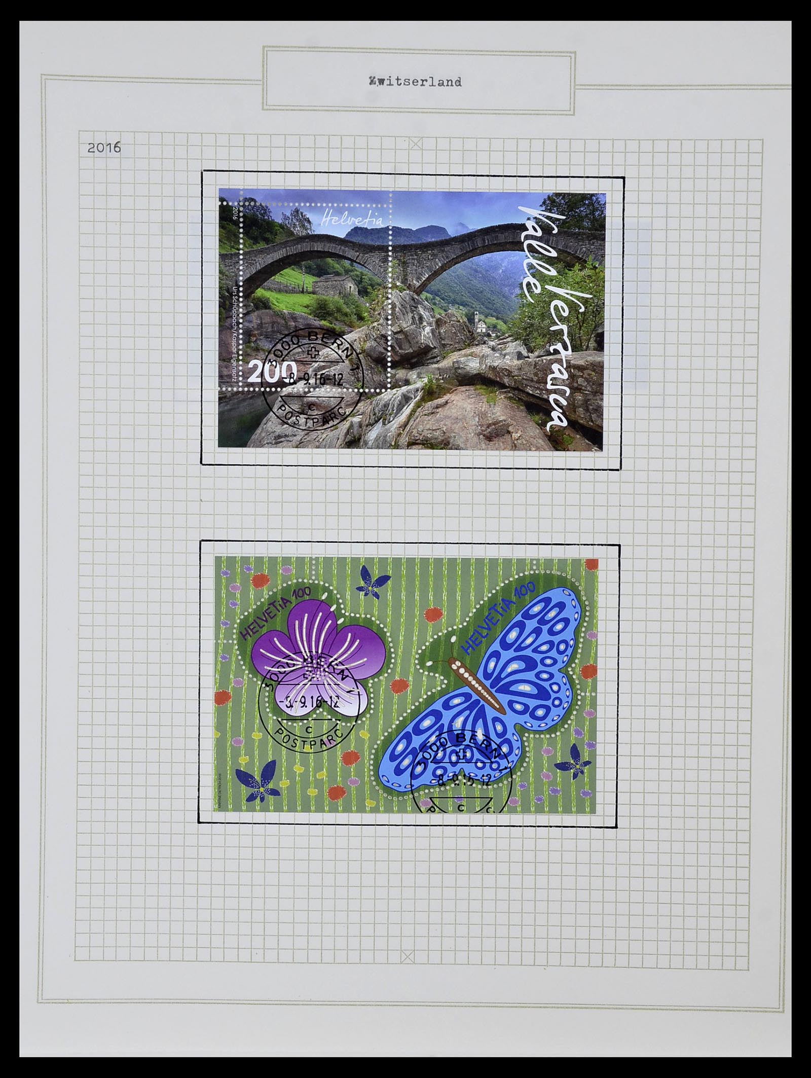 34436 262 - Stamp Collection 34436 Switzerland 1854-2016.