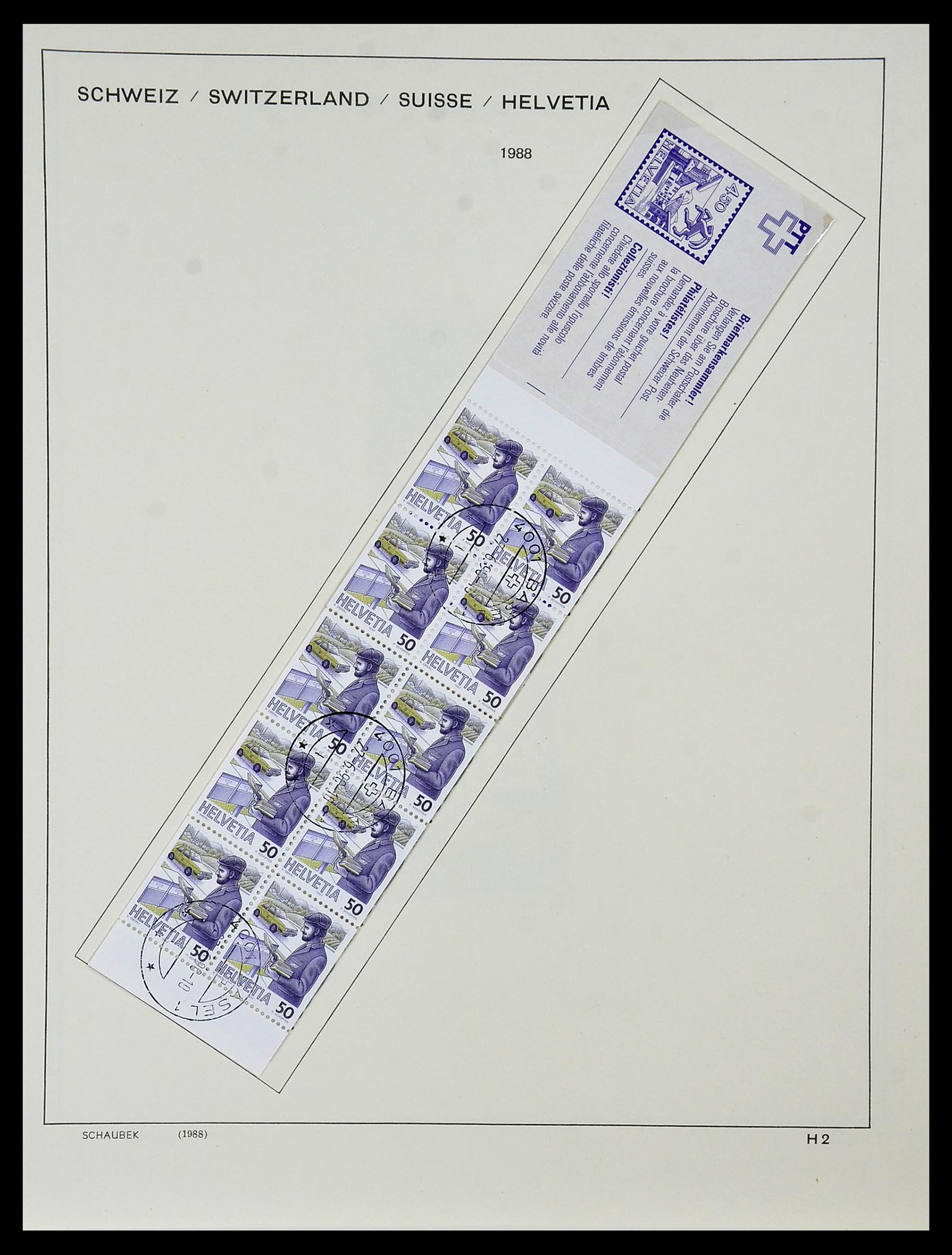 34436 267 - Postzegelverzameling 34436 Zwitserland 1854-2016.