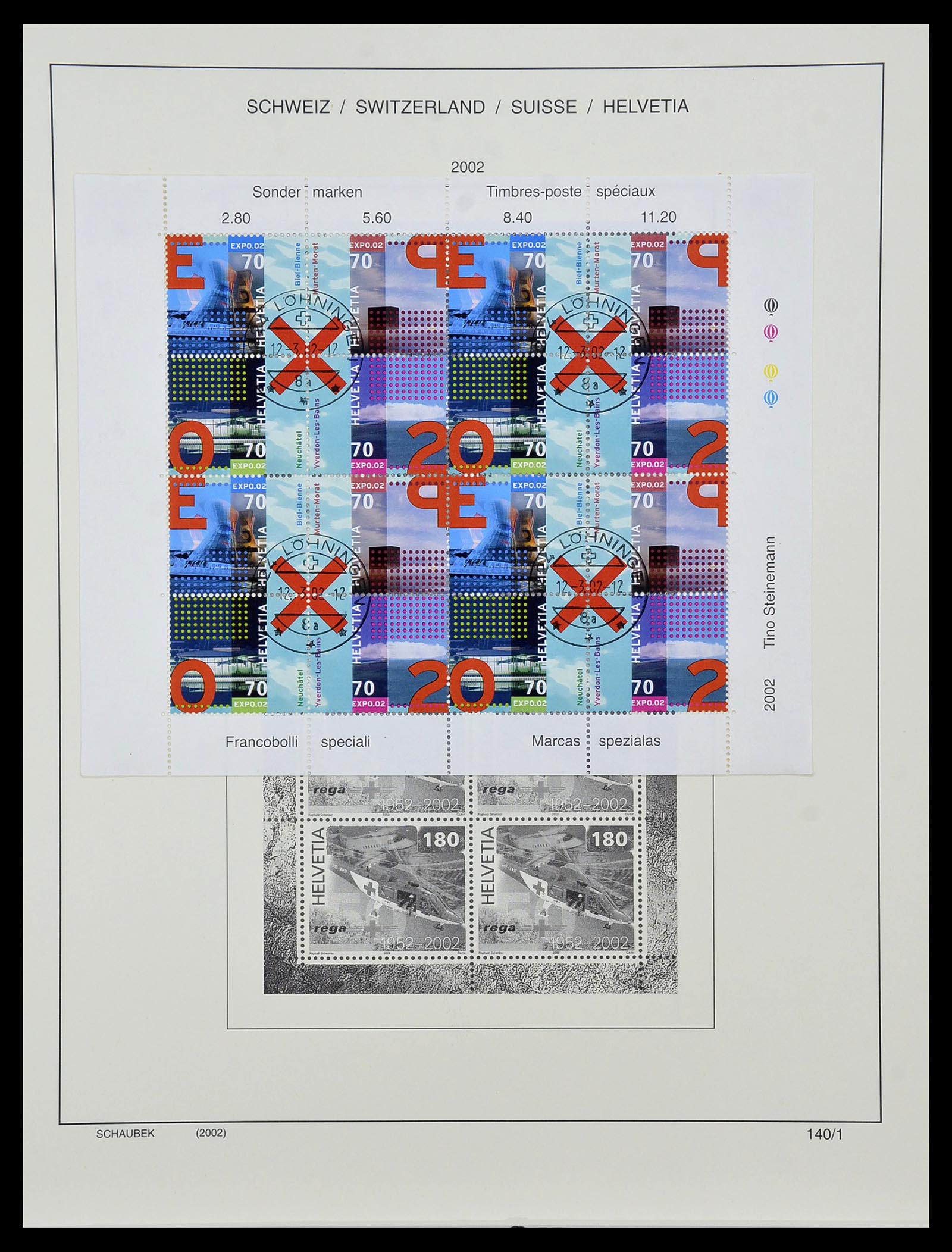 34436 279 - Stamp Collection 34436 Switzerland 1854-2016.