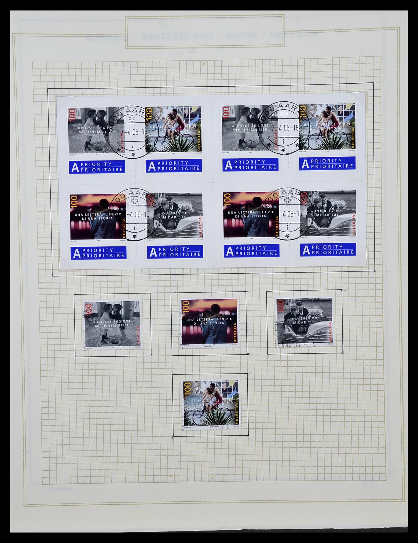 34436 281 - Postzegelverzameling 34436 Zwitserland 1854-2016.