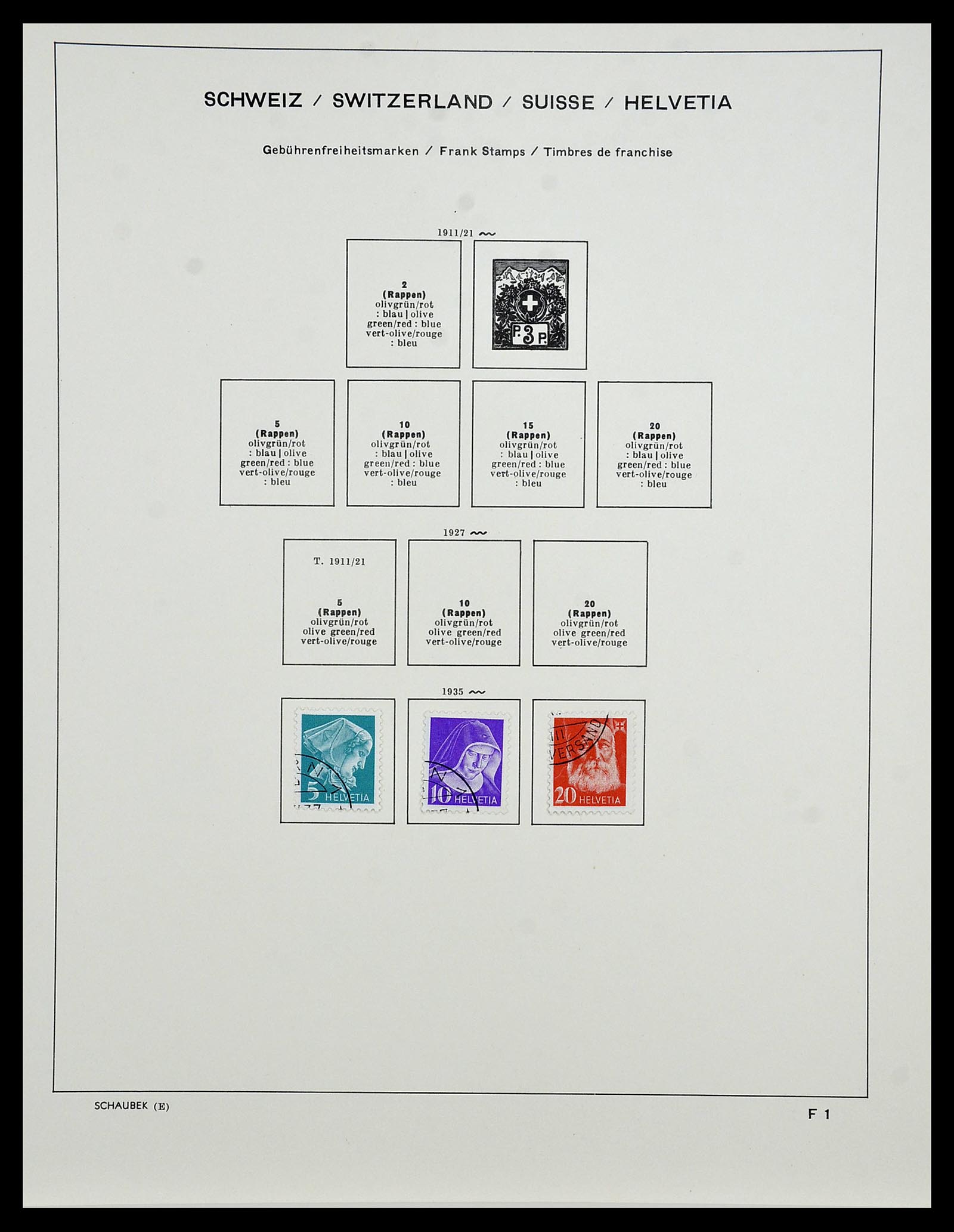 34436 293 - Stamp Collection 34436 Switzerland 1854-2016.