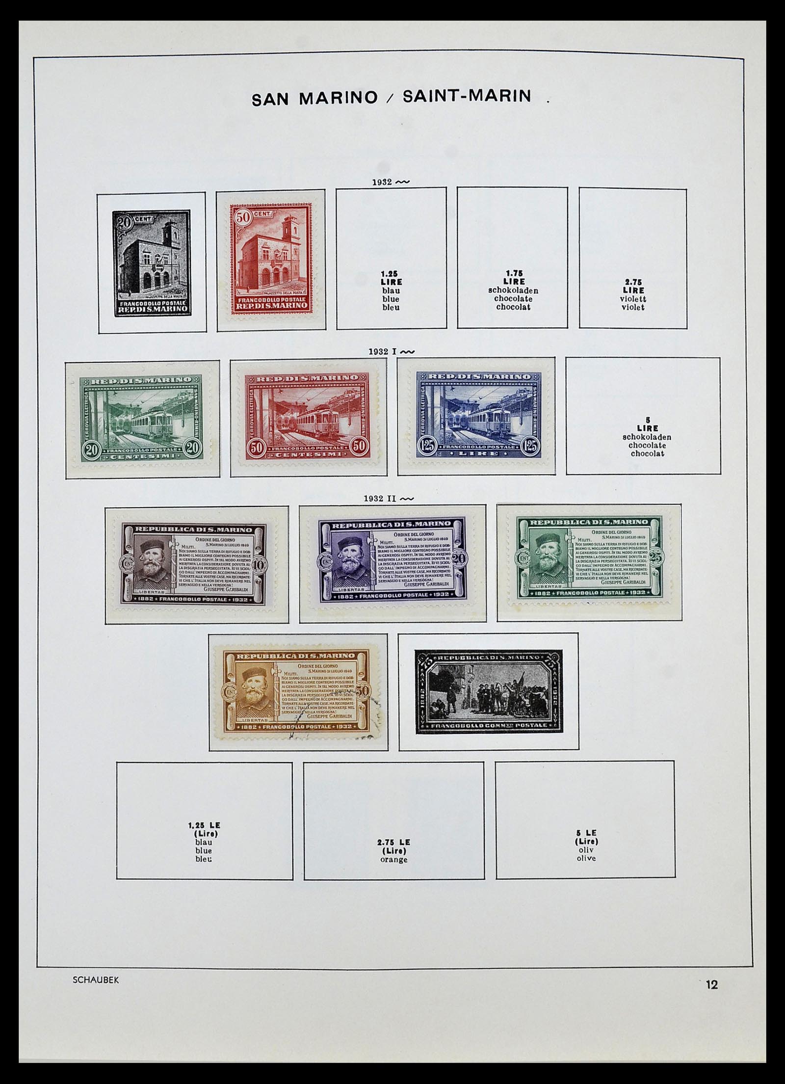 34439 010 - Postzegelverzameling 34439 San Marino 1877-1977.