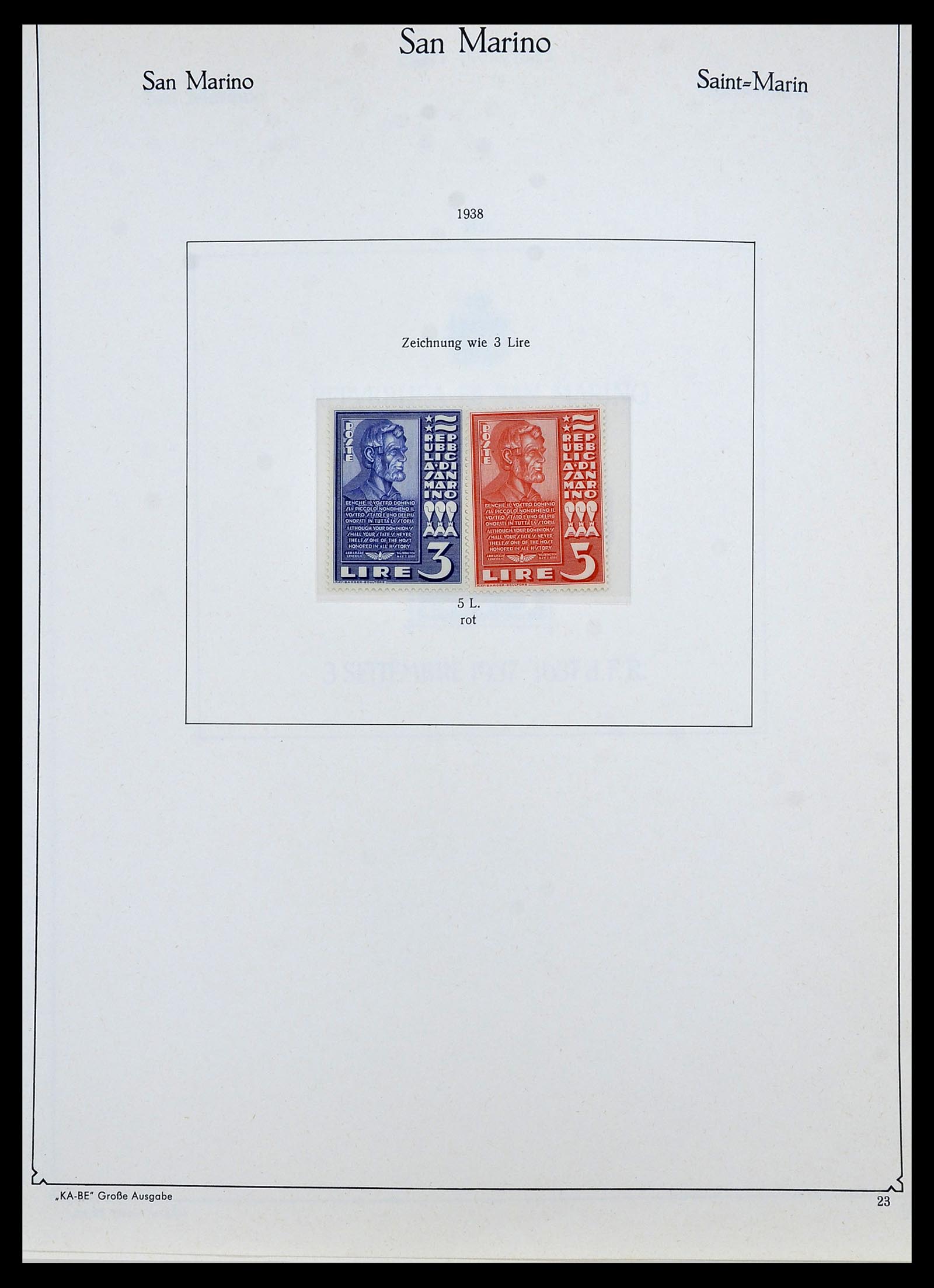 34439 013 - Postzegelverzameling 34439 San Marino 1877-1977.
