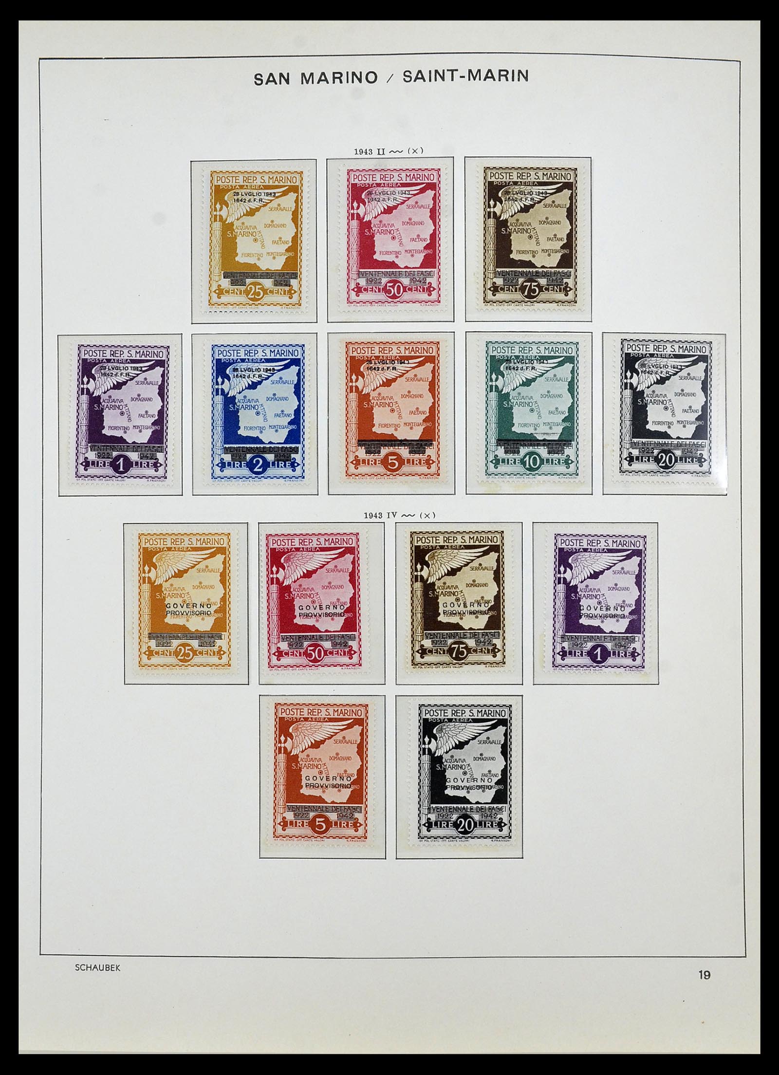 34439 020 - Postzegelverzameling 34439 San Marino 1877-1977.