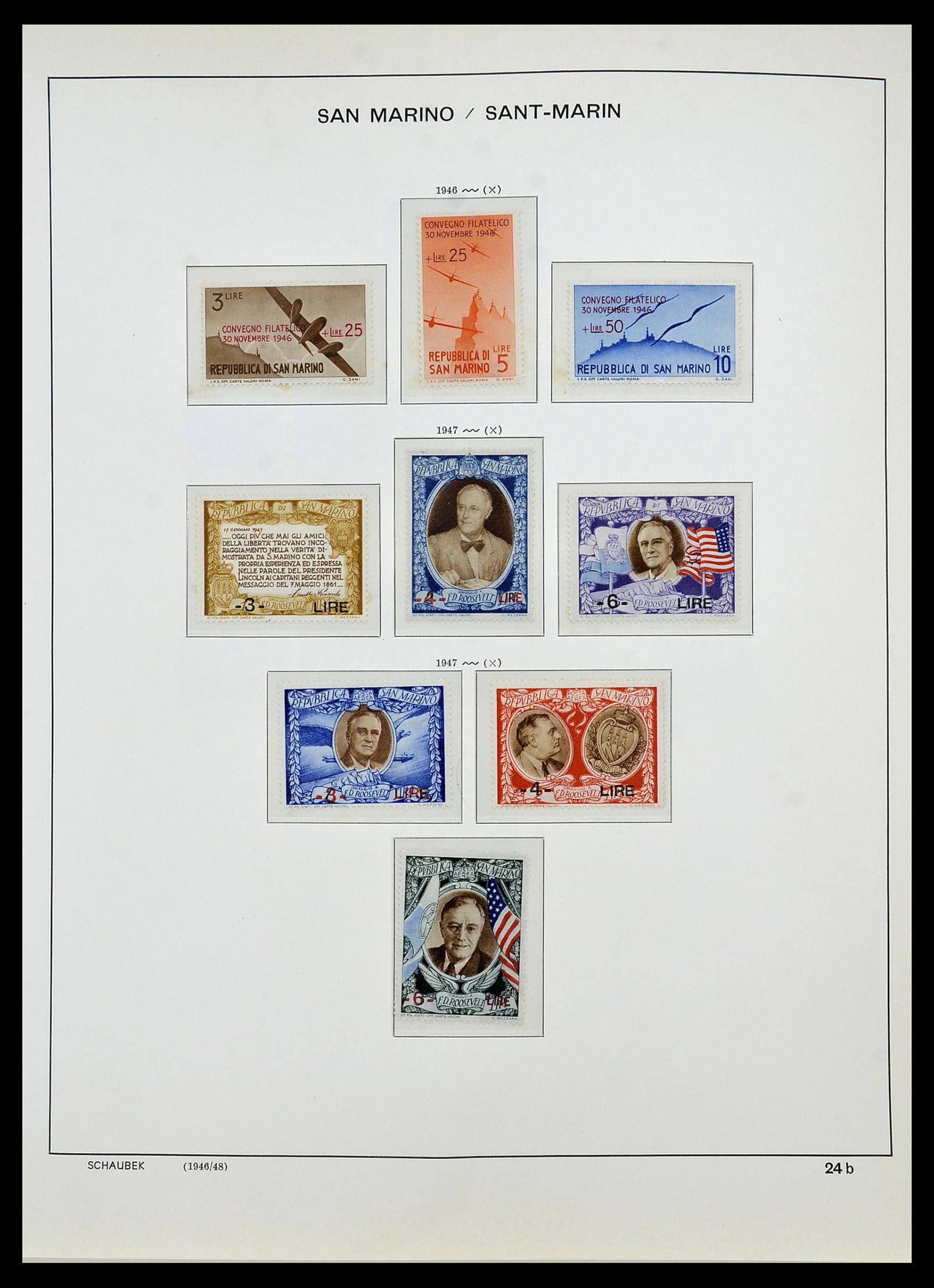 34439 027 - Stamp Collection 34439 San Marino 1877-1977.