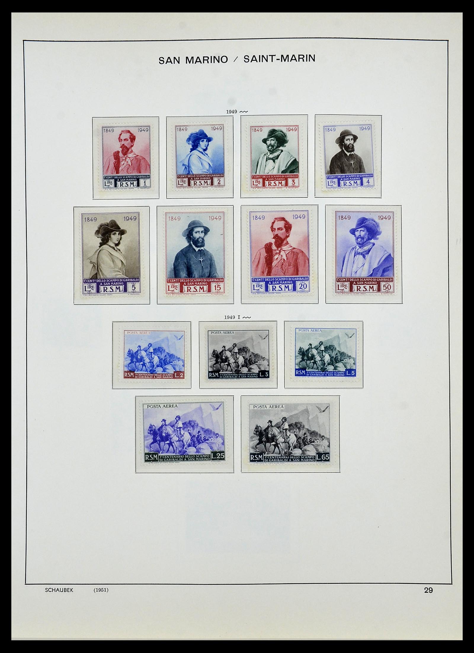 34439 032 - Postzegelverzameling 34439 San Marino 1877-1977.