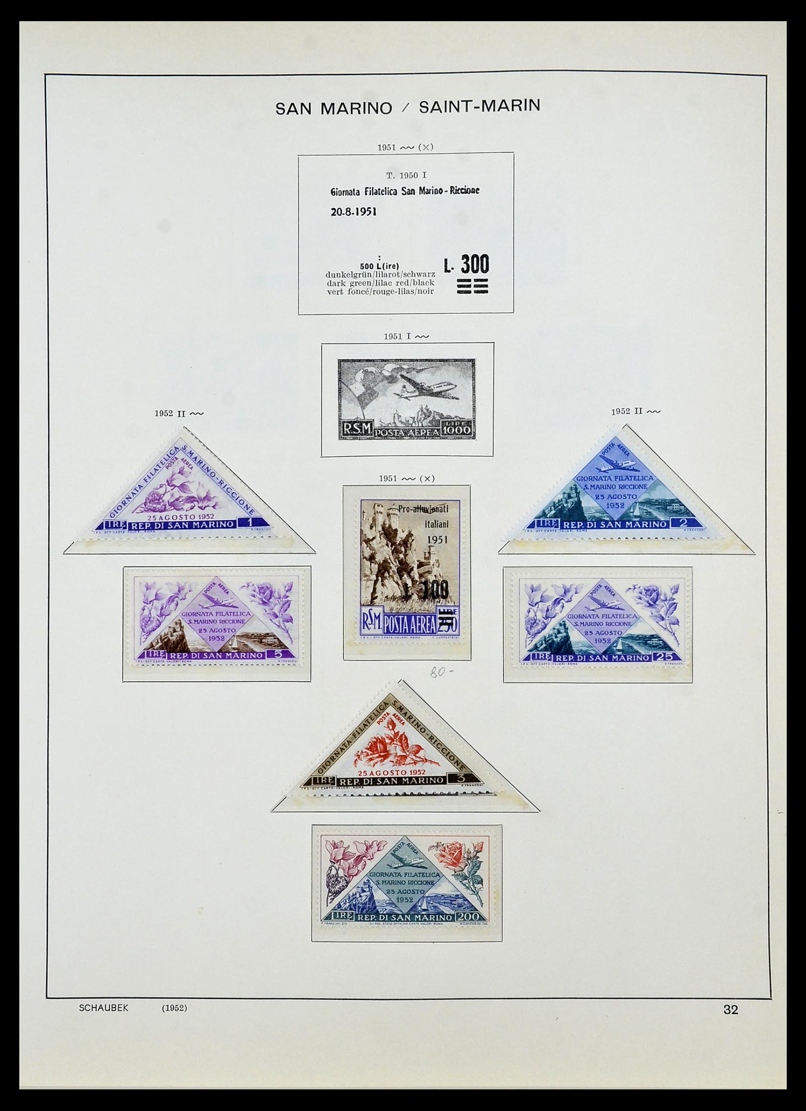 34439 035 - Postzegelverzameling 34439 San Marino 1877-1977.