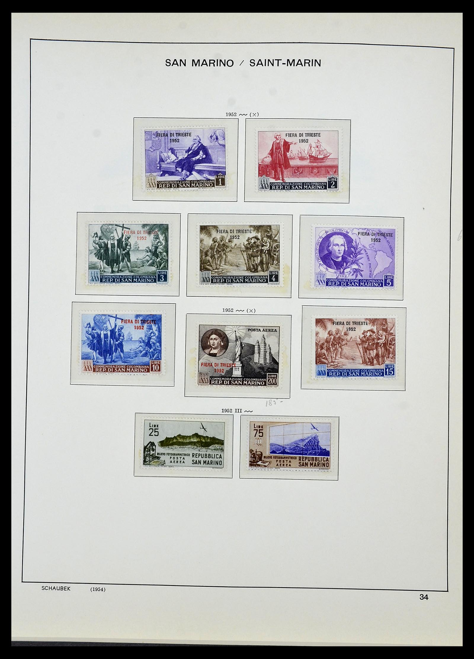 34439 037 - Postzegelverzameling 34439 San Marino 1877-1977.