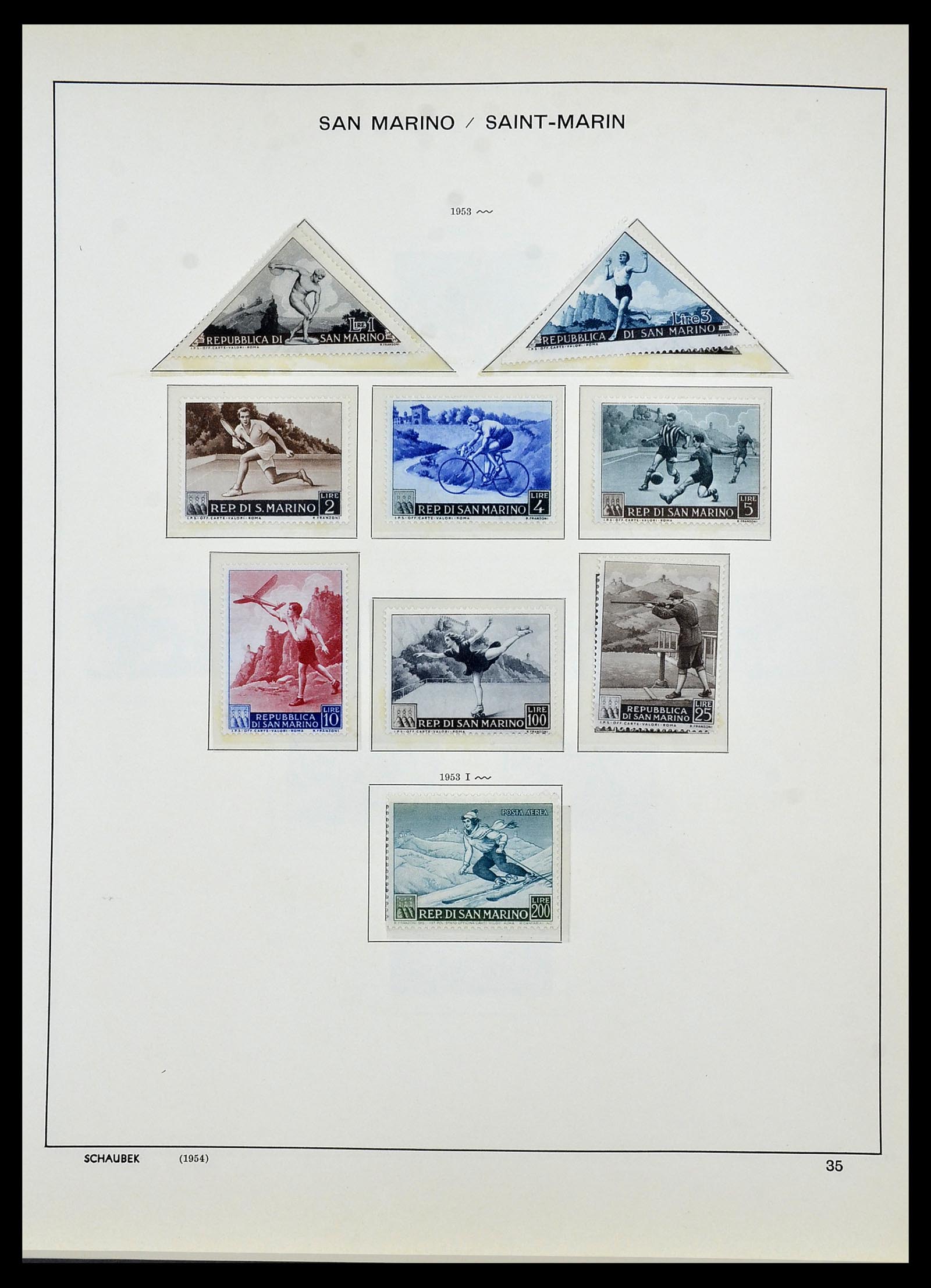 34439 038 - Postzegelverzameling 34439 San Marino 1877-1977.