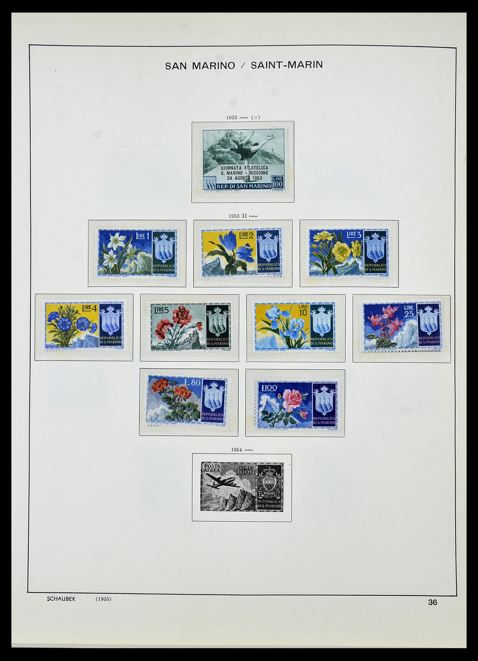 34439 039 - Postzegelverzameling 34439 San Marino 1877-1977.