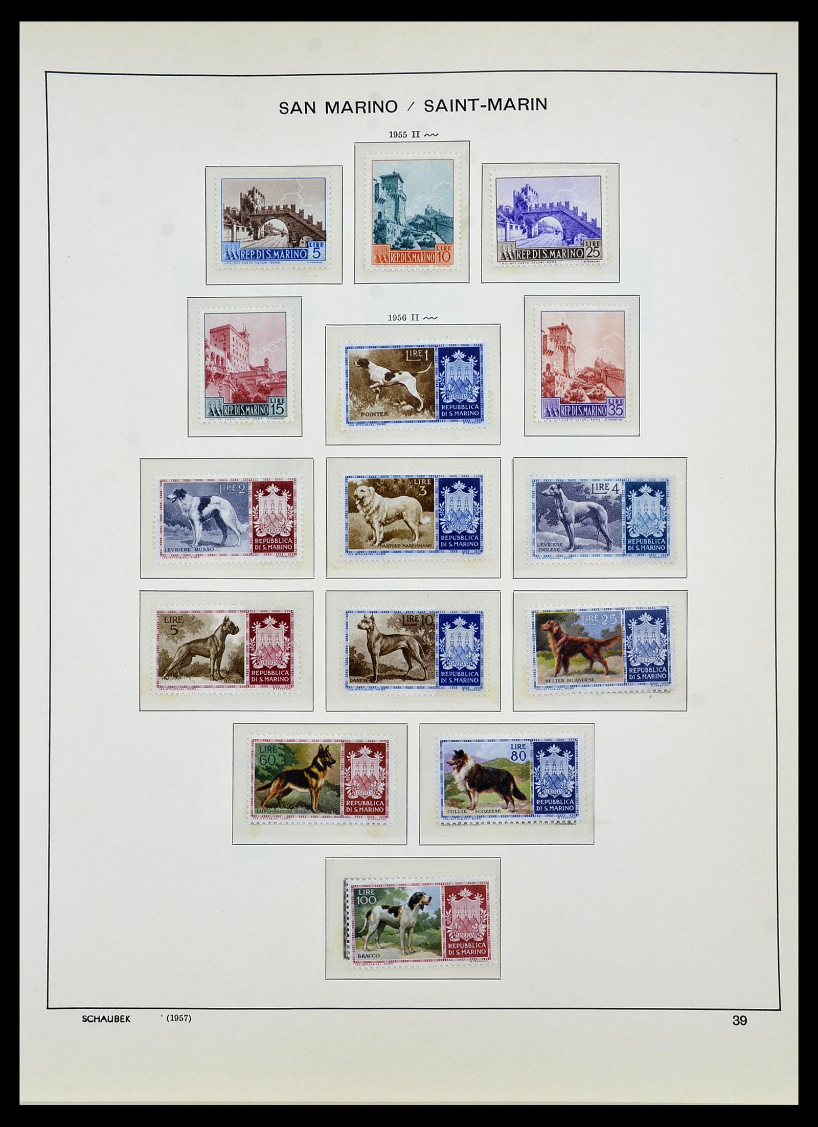 34439 042 - Postzegelverzameling 34439 San Marino 1877-1977.