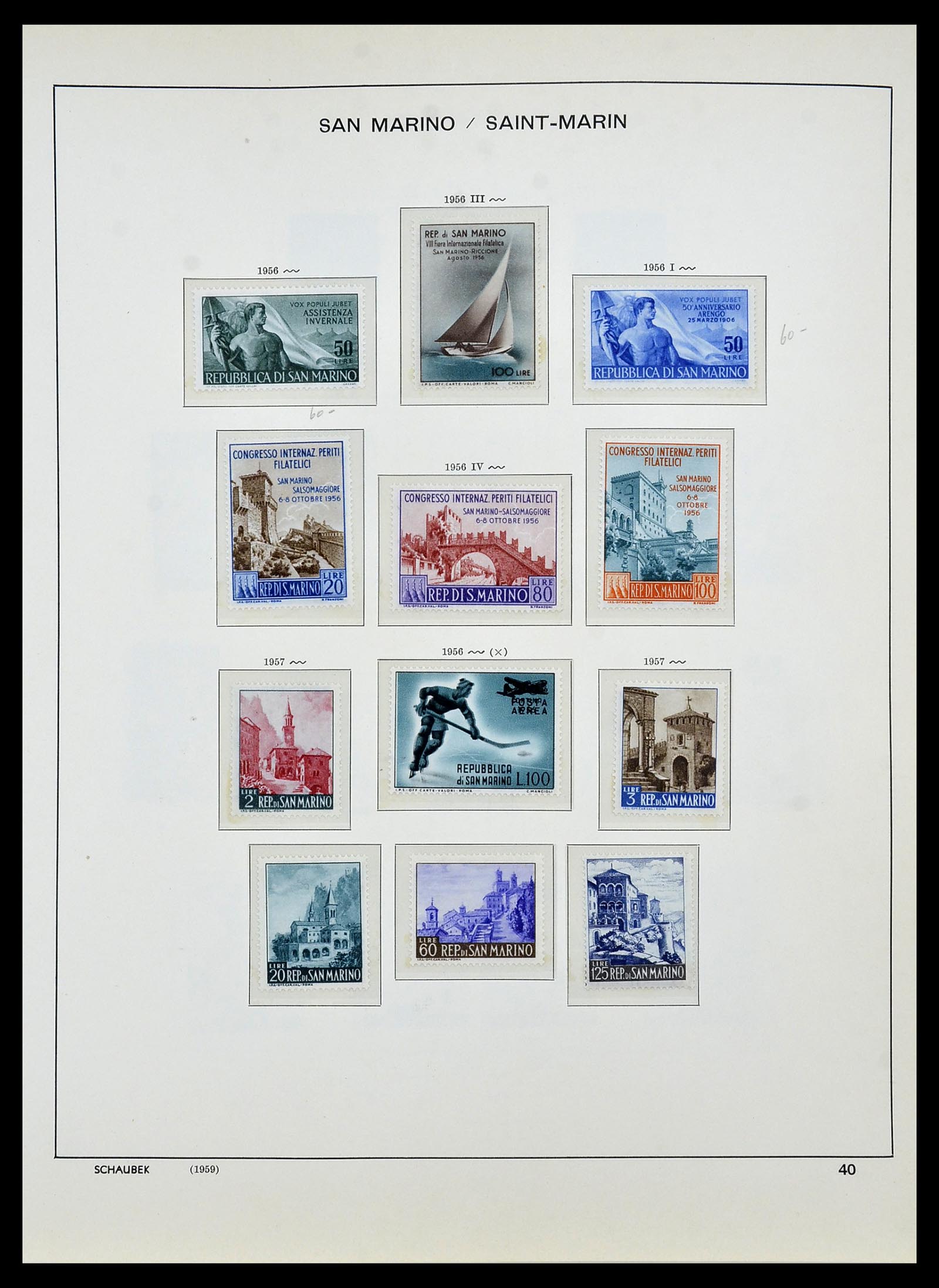 34439 043 - Postzegelverzameling 34439 San Marino 1877-1977.