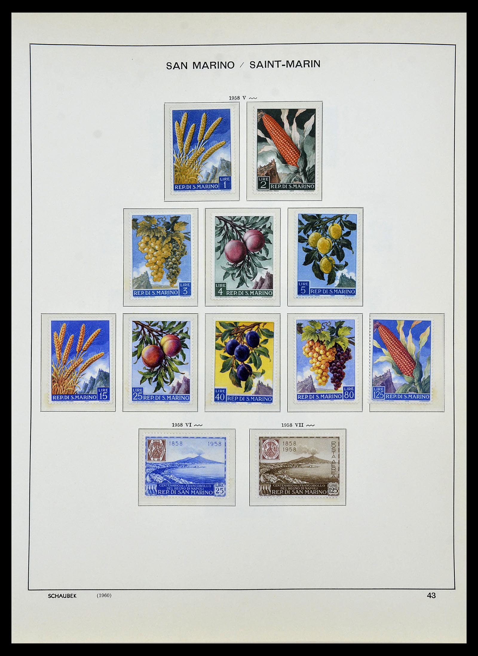 34439 046 - Postzegelverzameling 34439 San Marino 1877-1977.