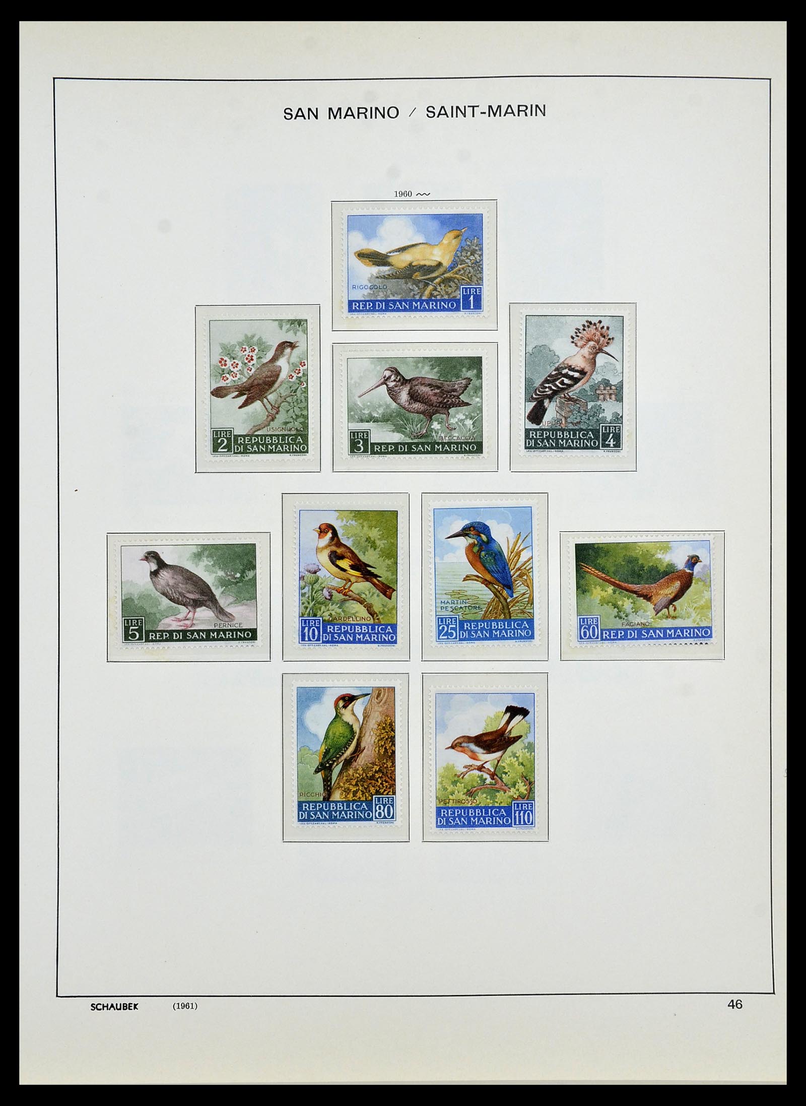 34439 050 - Postzegelverzameling 34439 San Marino 1877-1977.