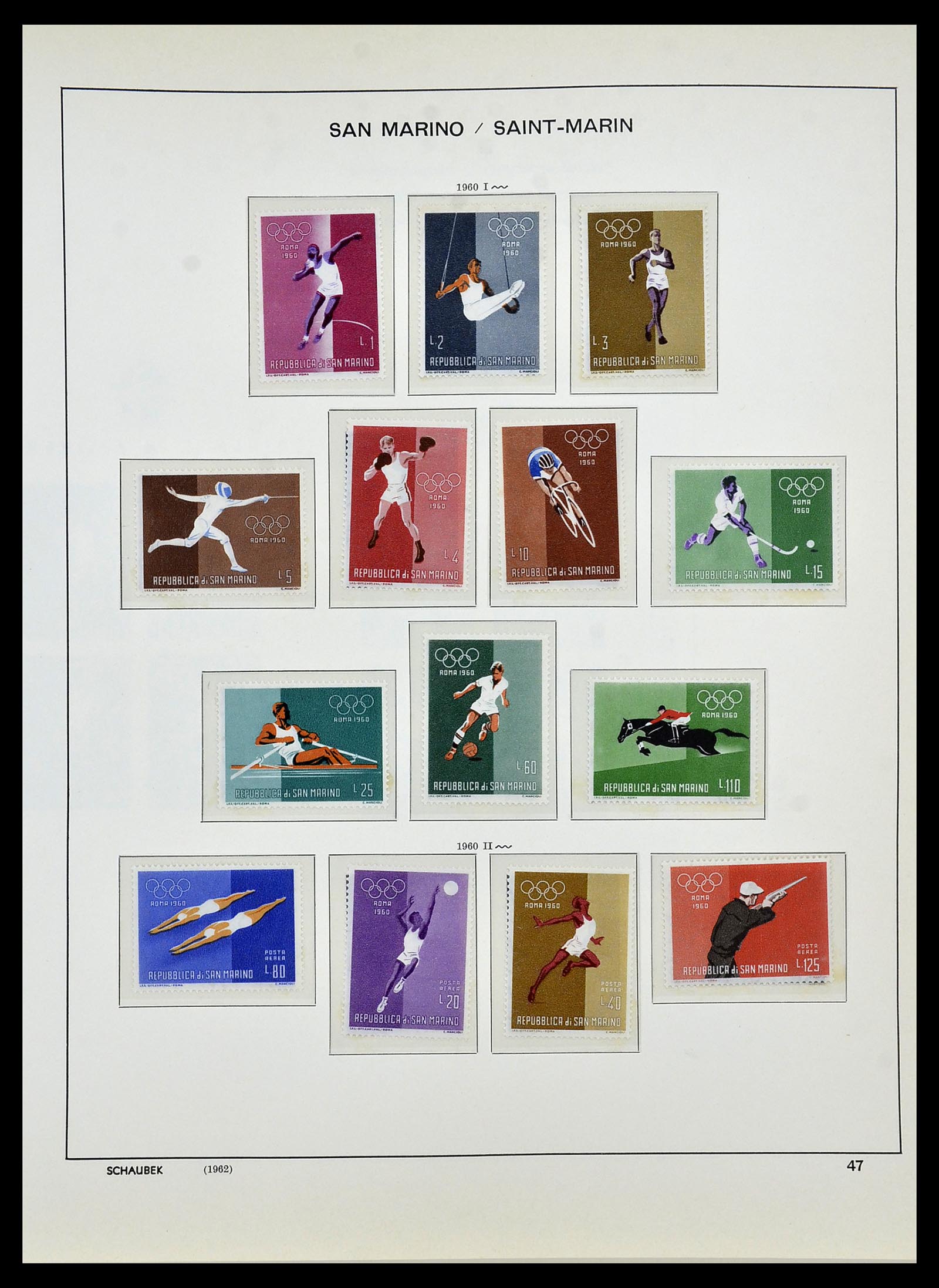 34439 051 - Postzegelverzameling 34439 San Marino 1877-1977.