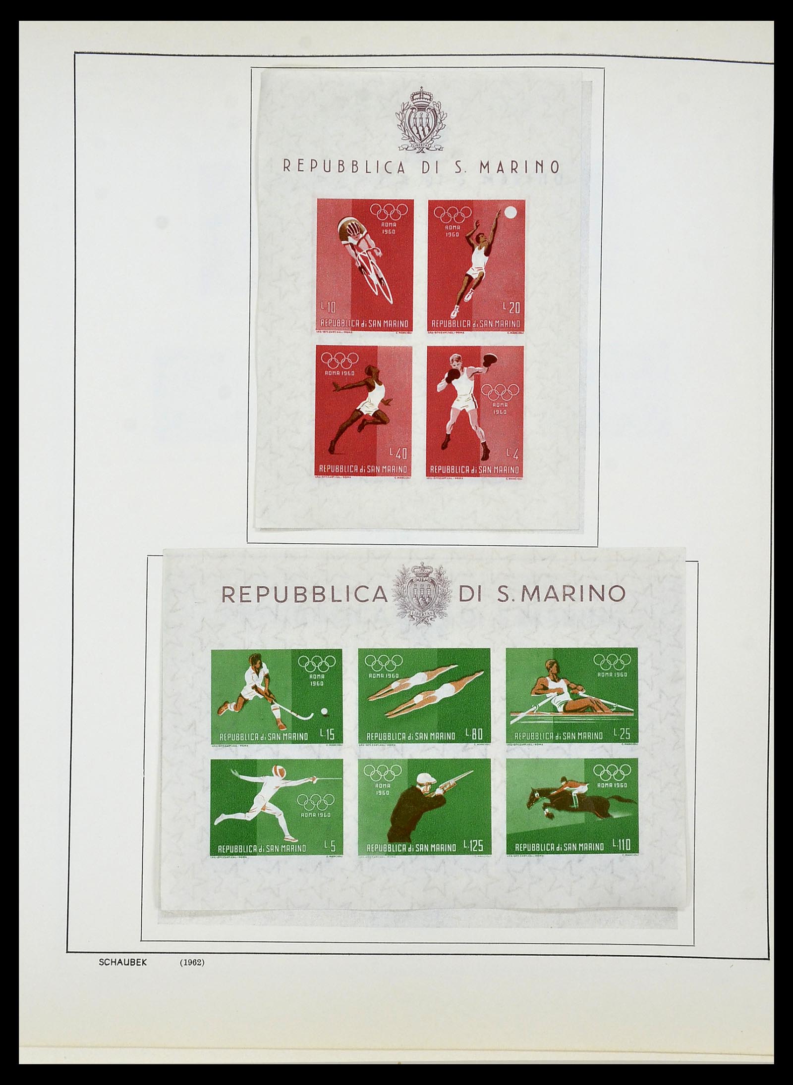 34439 053 - Postzegelverzameling 34439 San Marino 1877-1977.