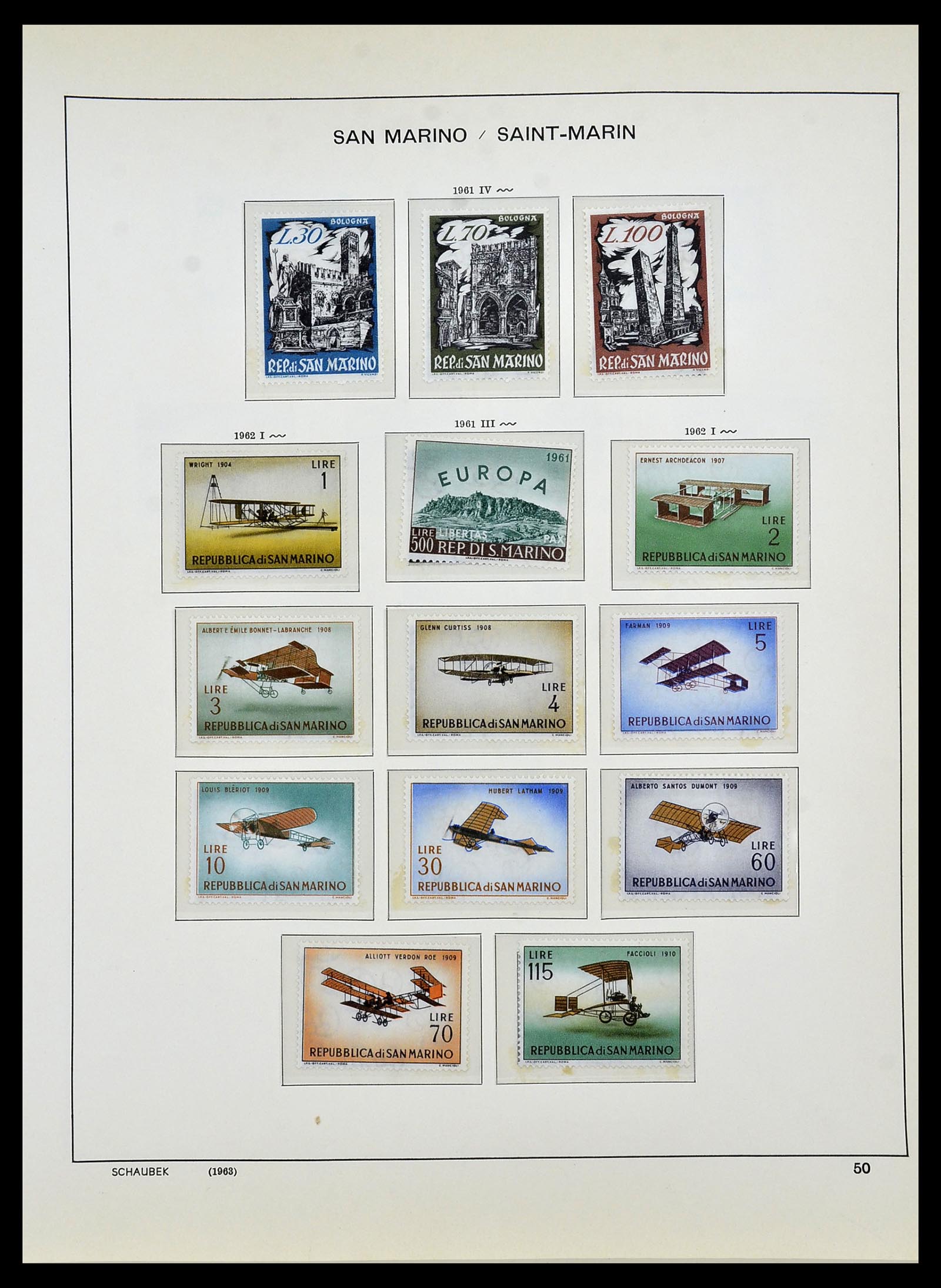 34439 056 - Postzegelverzameling 34439 San Marino 1877-1977.