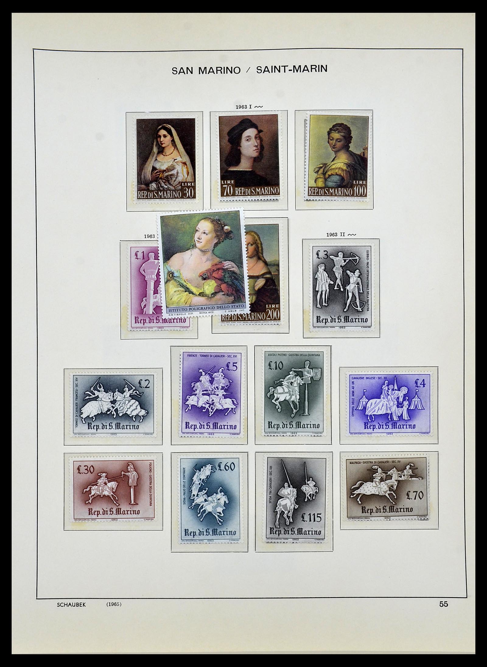 34439 061 - Stamp Collection 34439 San Marino 1877-1977.