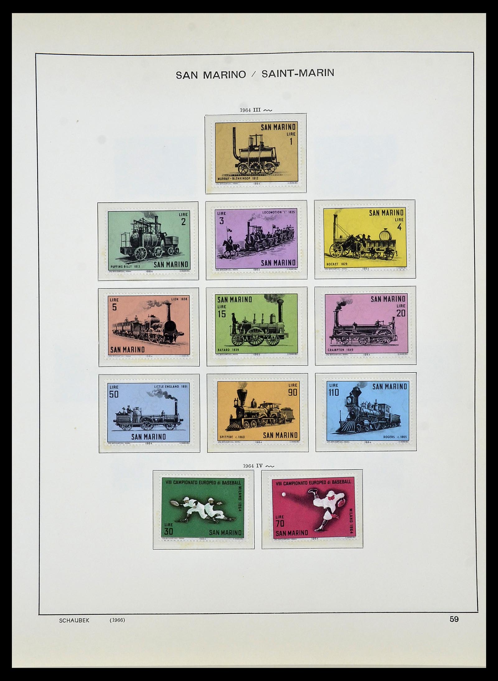 34439 065 - Stamp Collection 34439 San Marino 1877-1977.