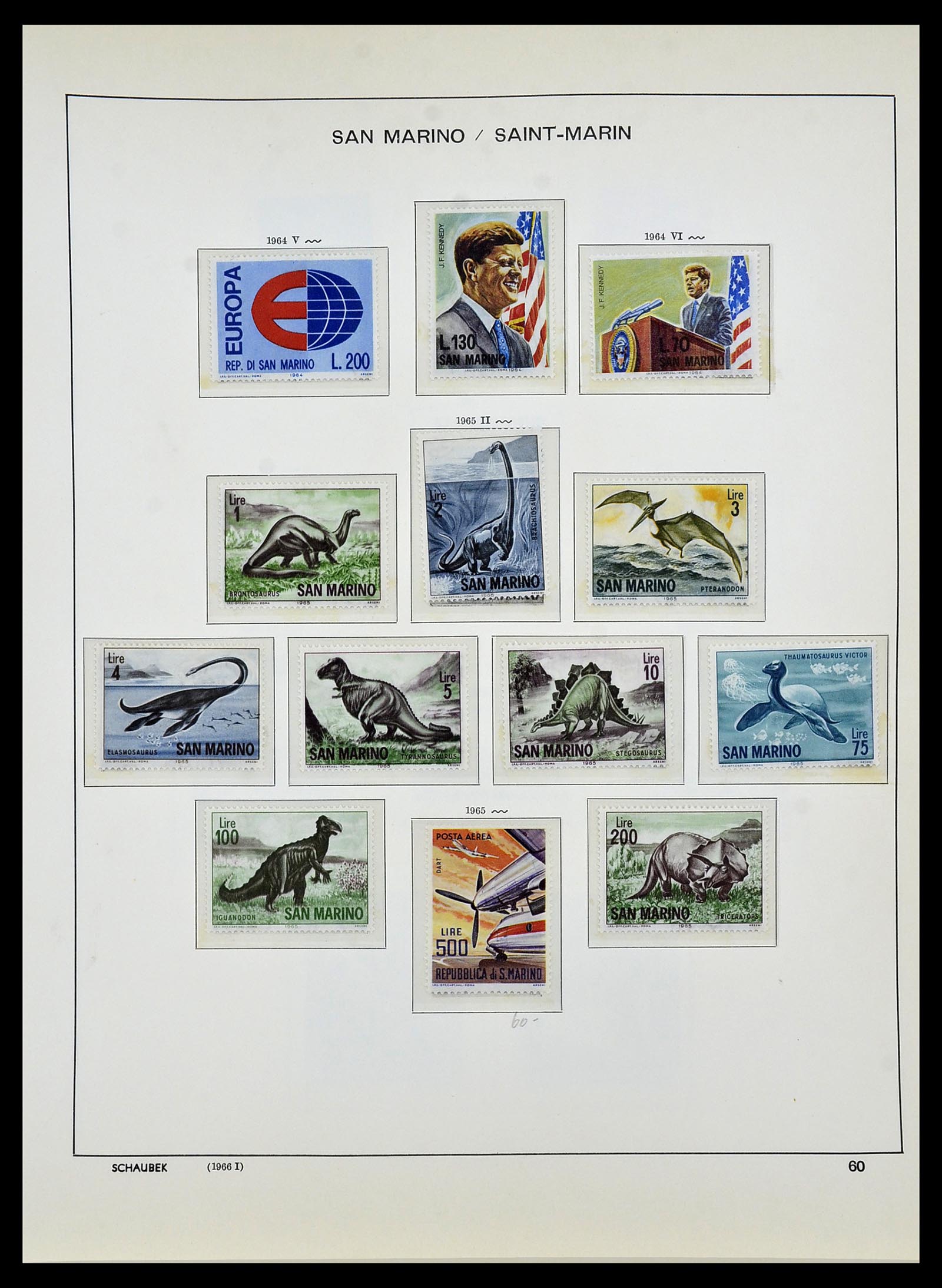 34439 066 - Stamp Collection 34439 San Marino 1877-1977.