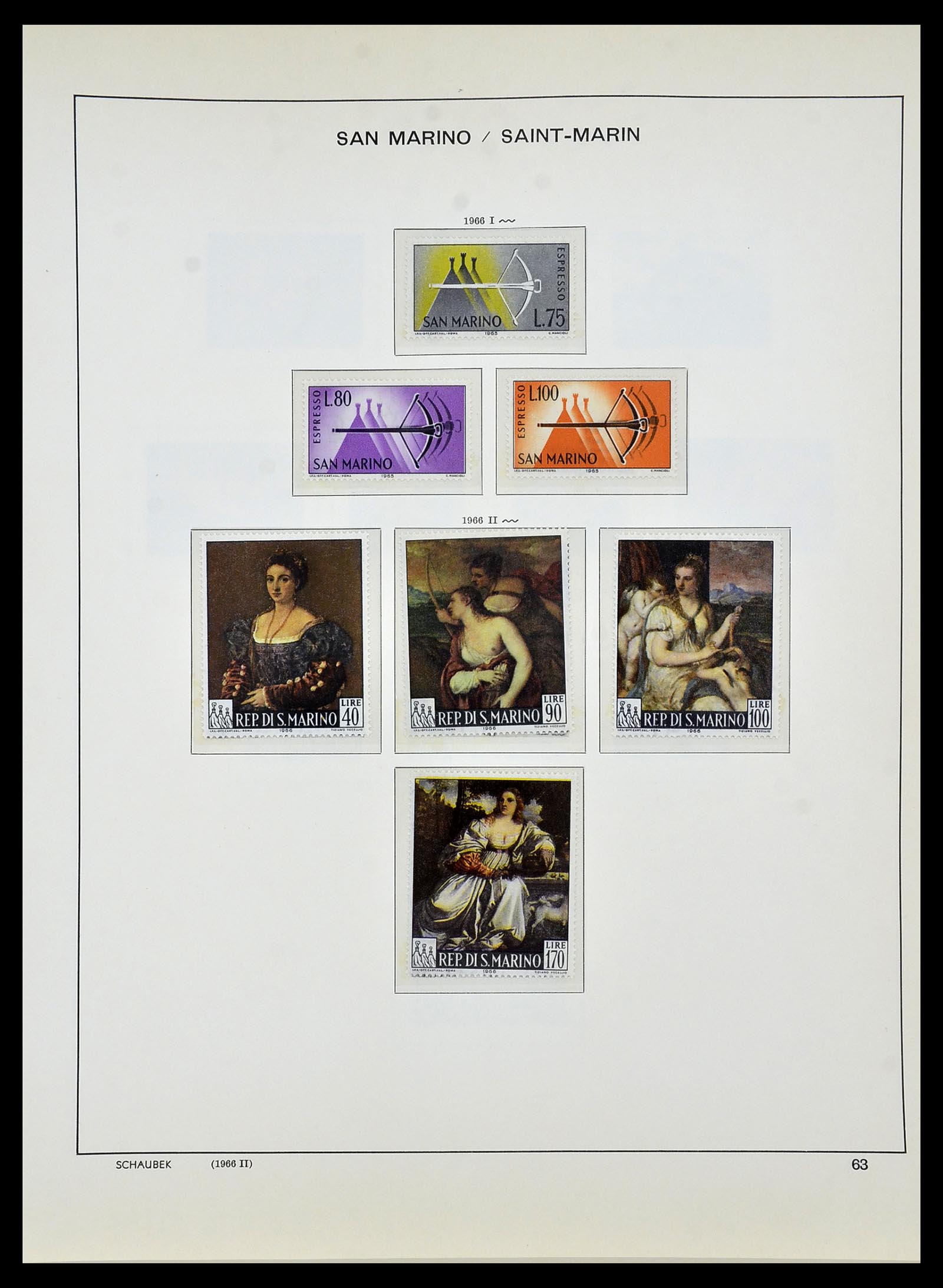 34439 069 - Stamp Collection 34439 San Marino 1877-1977.