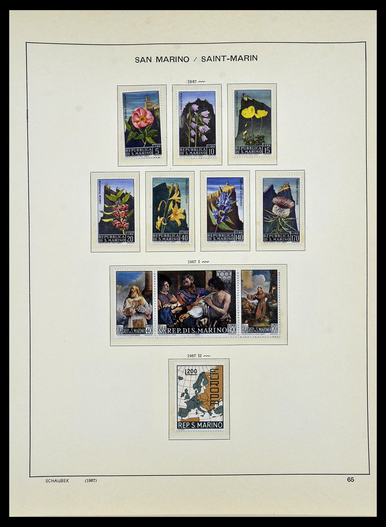 34439 071 - Stamp Collection 34439 San Marino 1877-1977.