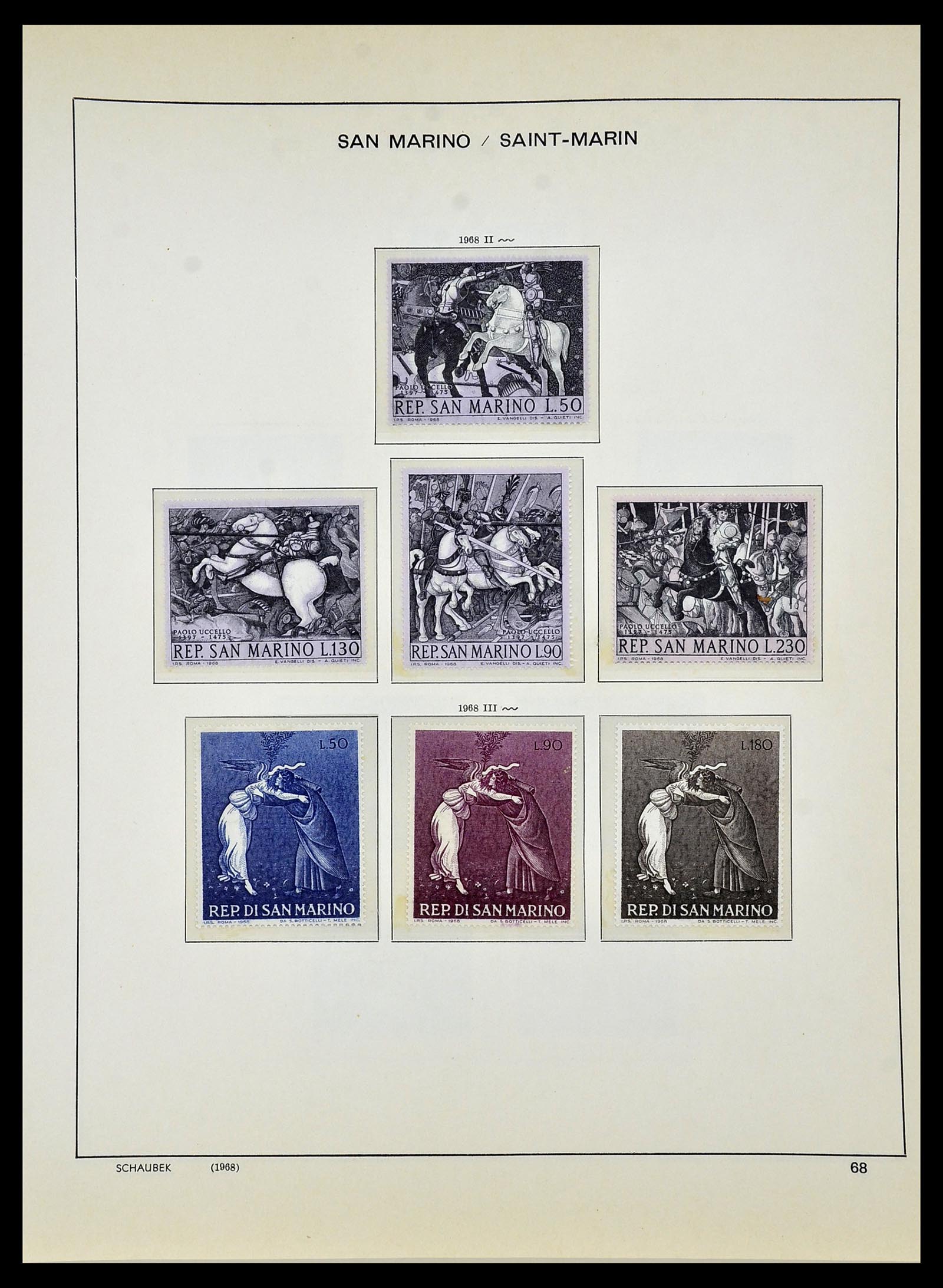 34439 074 - Stamp Collection 34439 San Marino 1877-1977.