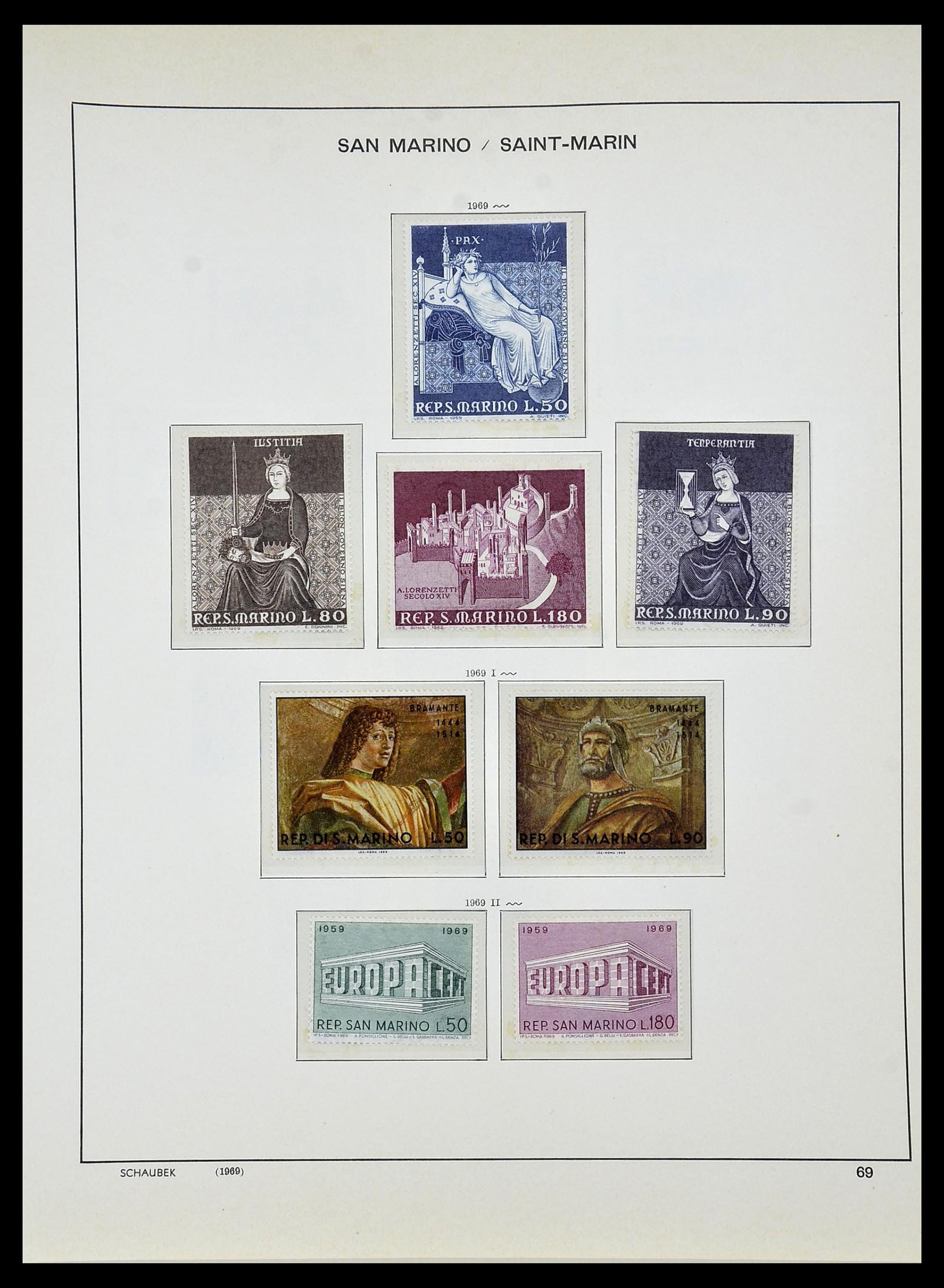 34439 075 - Stamp Collection 34439 San Marino 1877-1977.