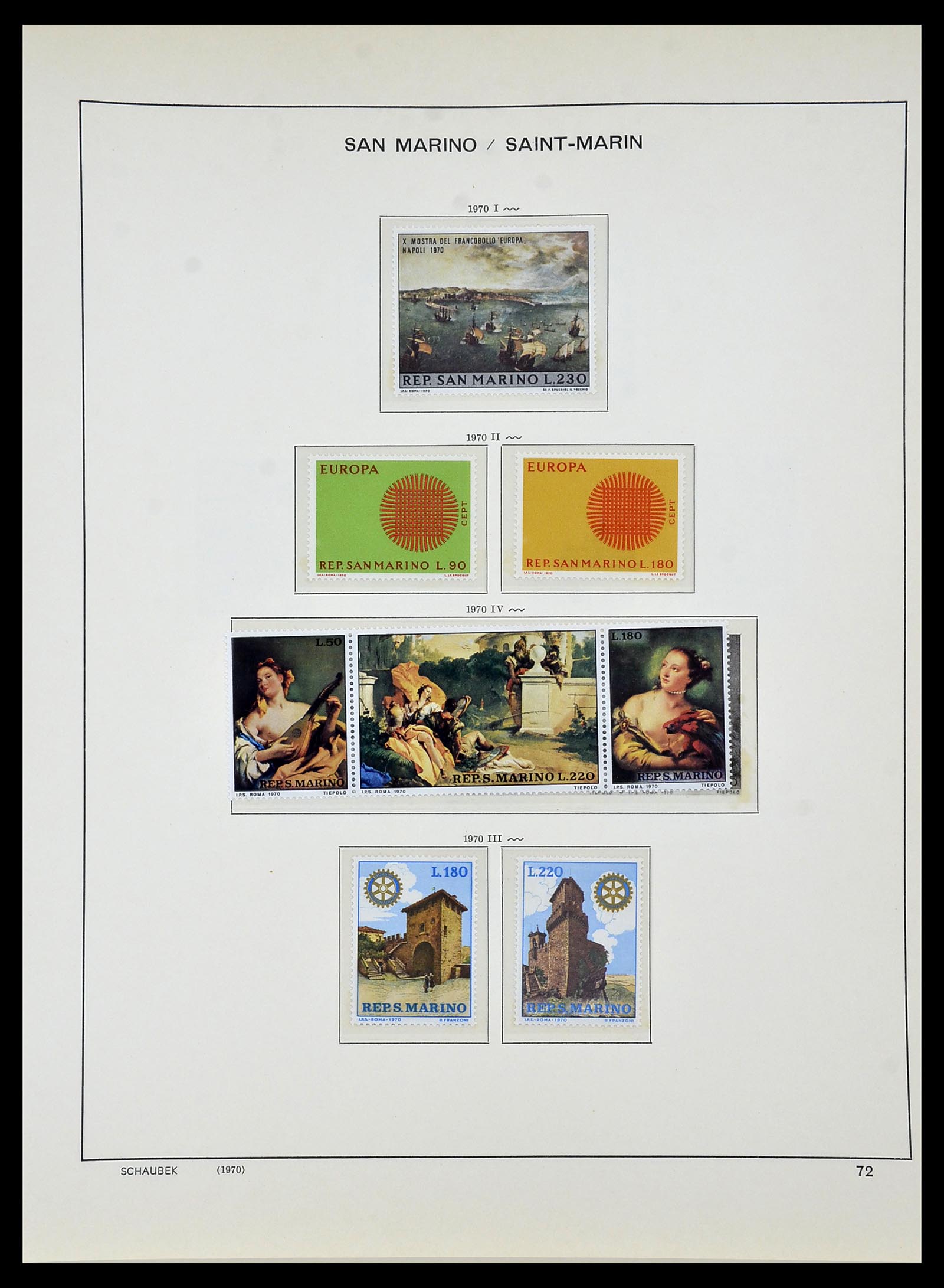 34439 078 - Stamp Collection 34439 San Marino 1877-1977.