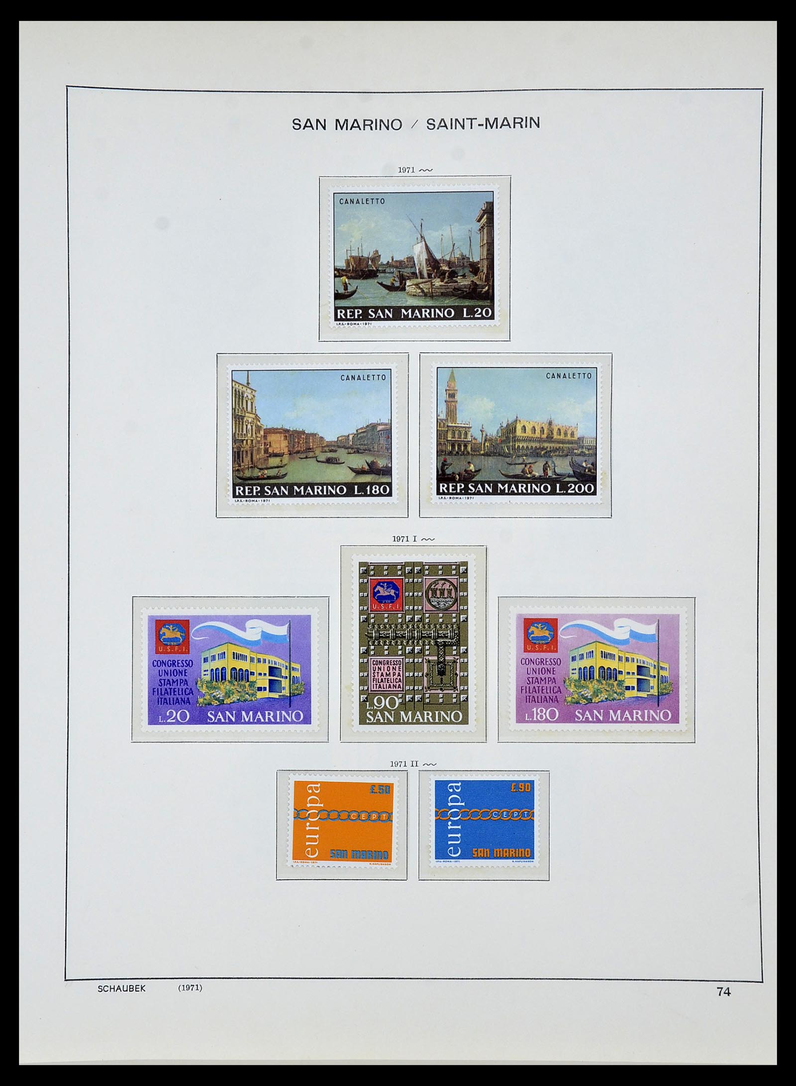 34439 080 - Stamp Collection 34439 San Marino 1877-1977.