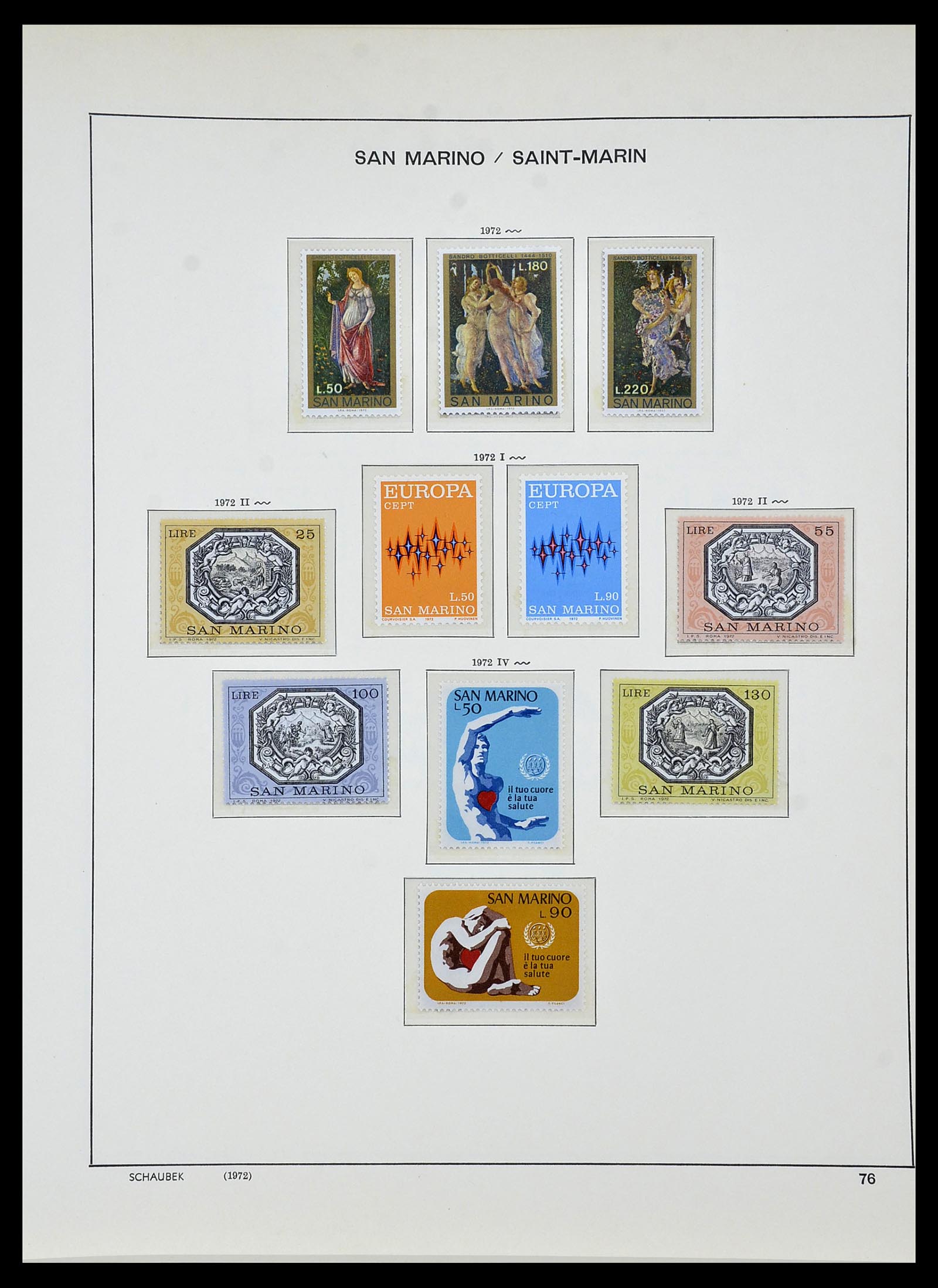 34439 082 - Stamp Collection 34439 San Marino 1877-1977.