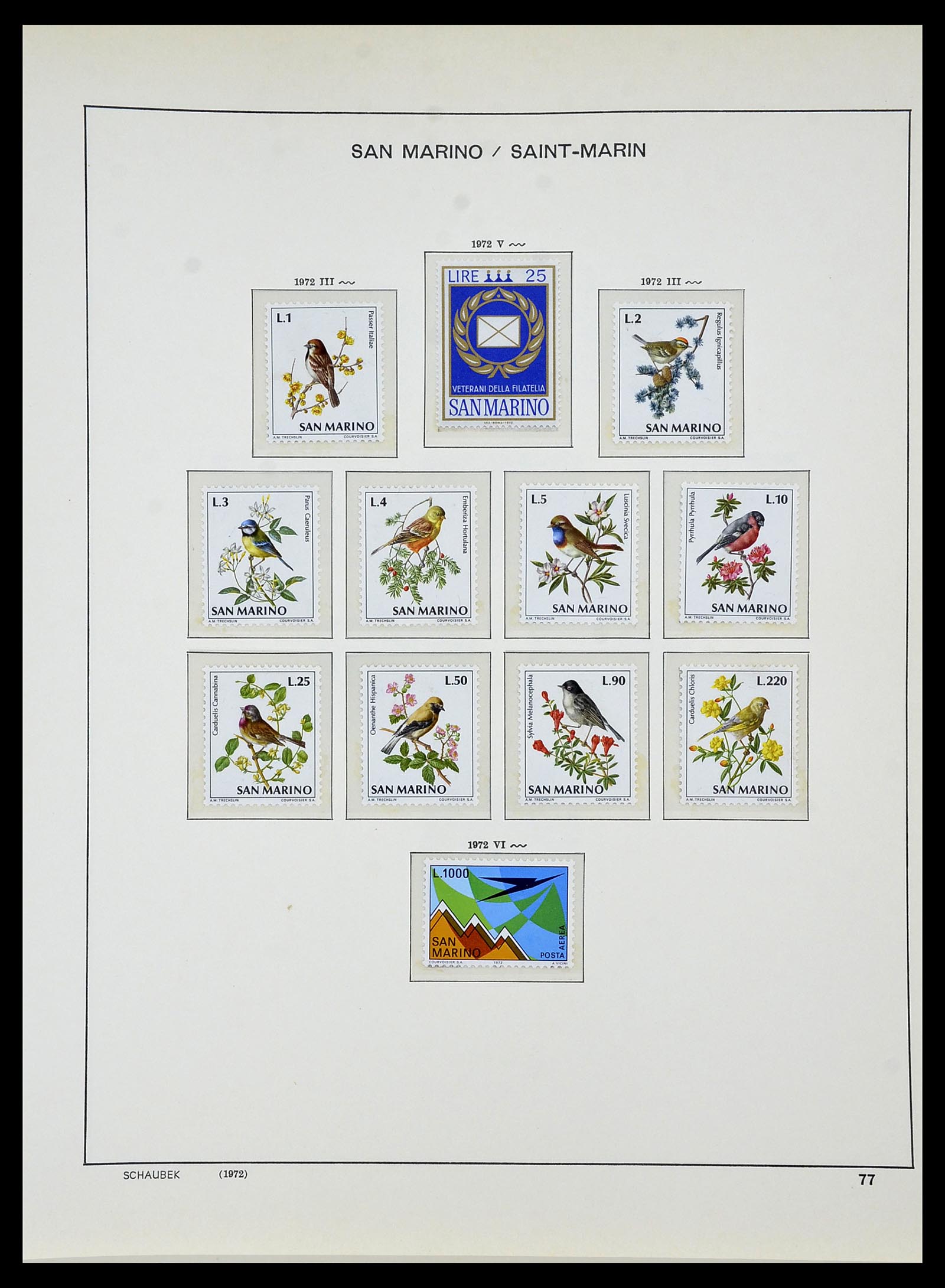 34439 083 - Stamp Collection 34439 San Marino 1877-1977.