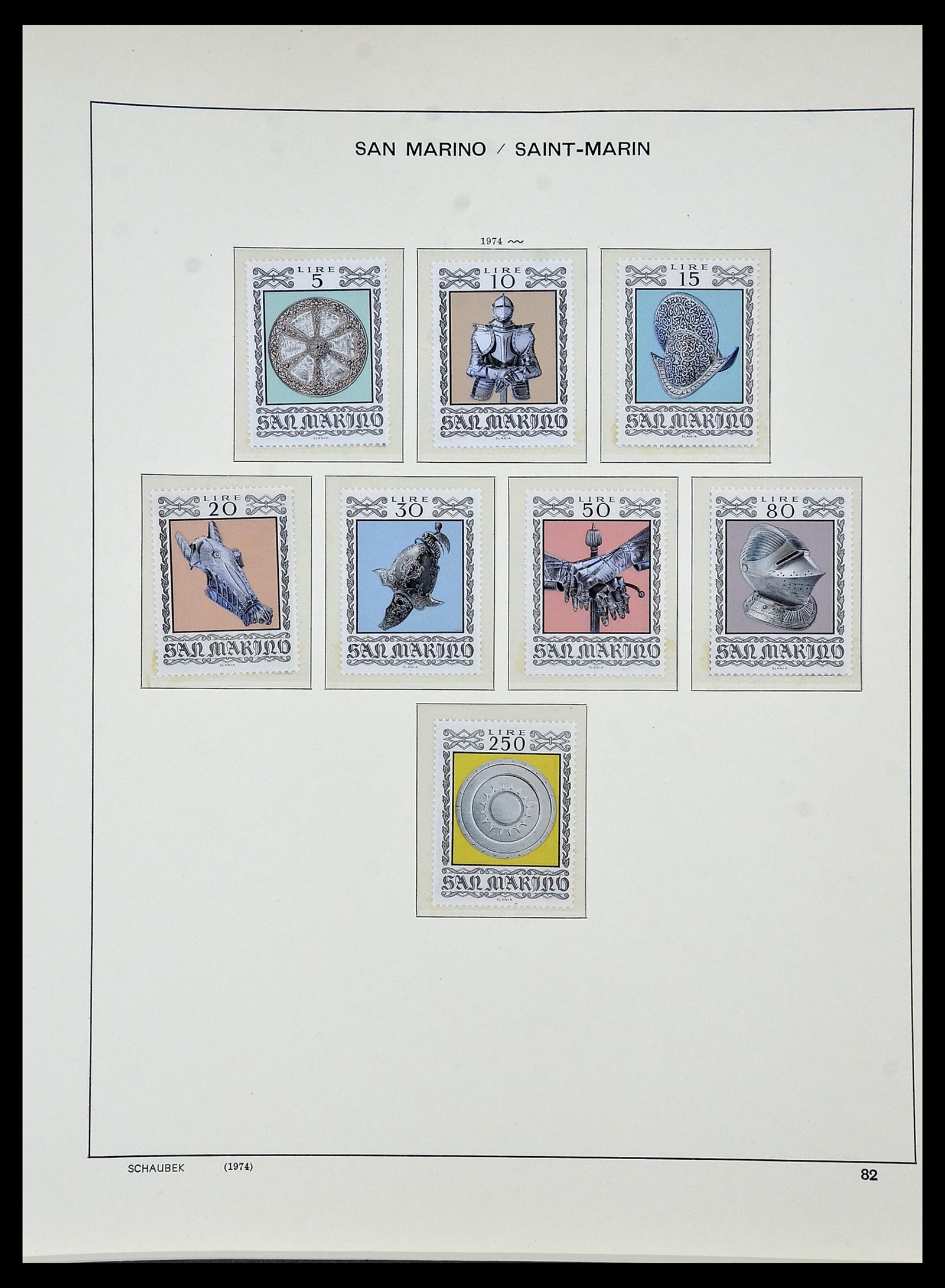 34439 088 - Stamp Collection 34439 San Marino 1877-1977.