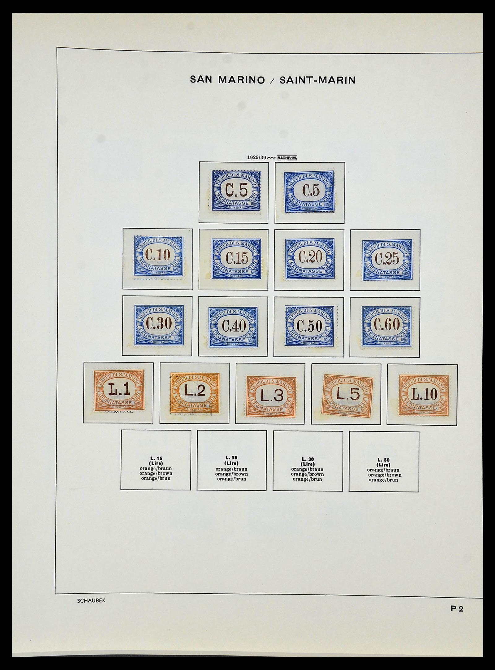 34439 100 - Stamp Collection 34439 San Marino 1877-1977.