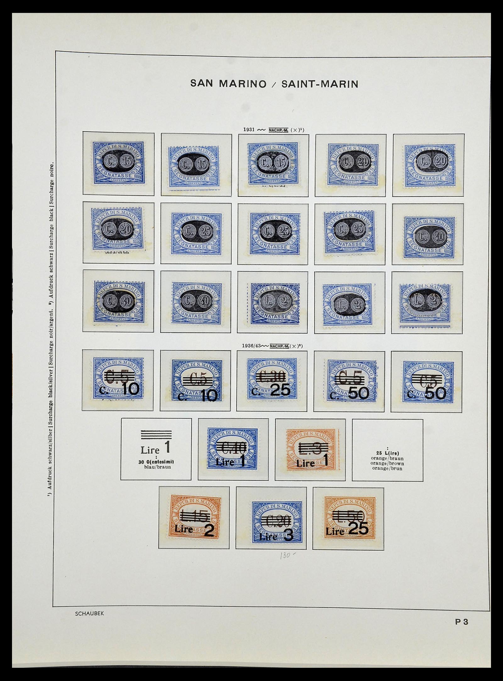 34439 101 - Postzegelverzameling 34439 San Marino 1877-1977.
