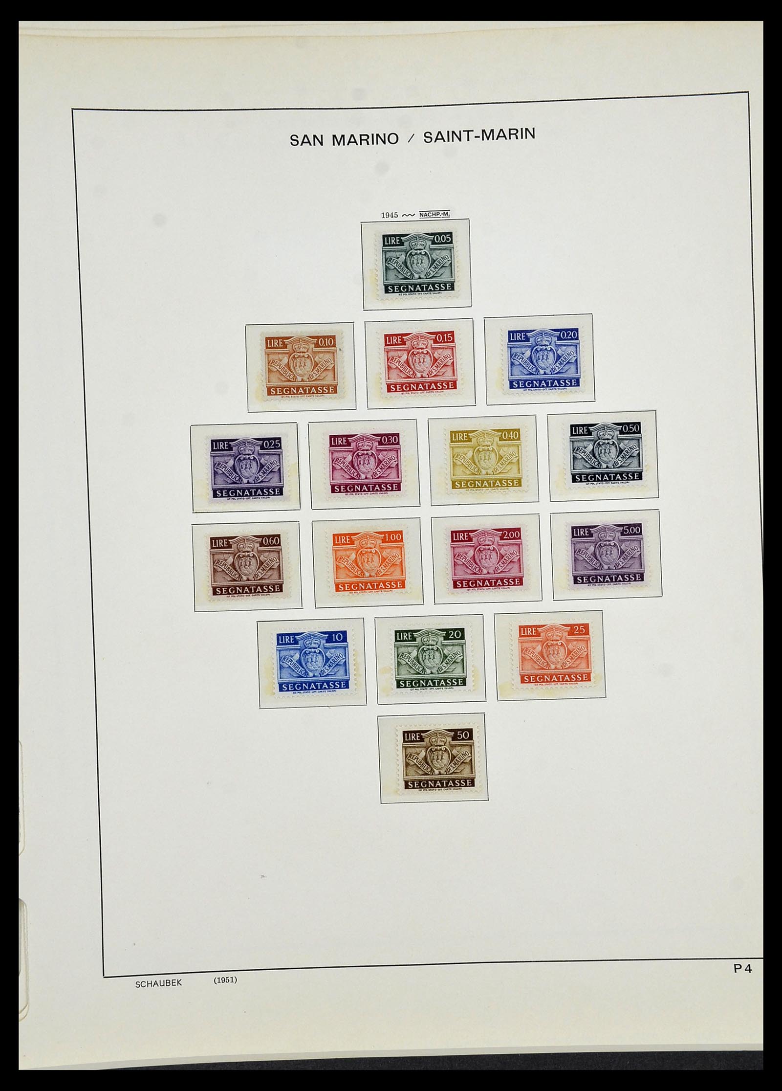 34439 102 - Postzegelverzameling 34439 San Marino 1877-1977.
