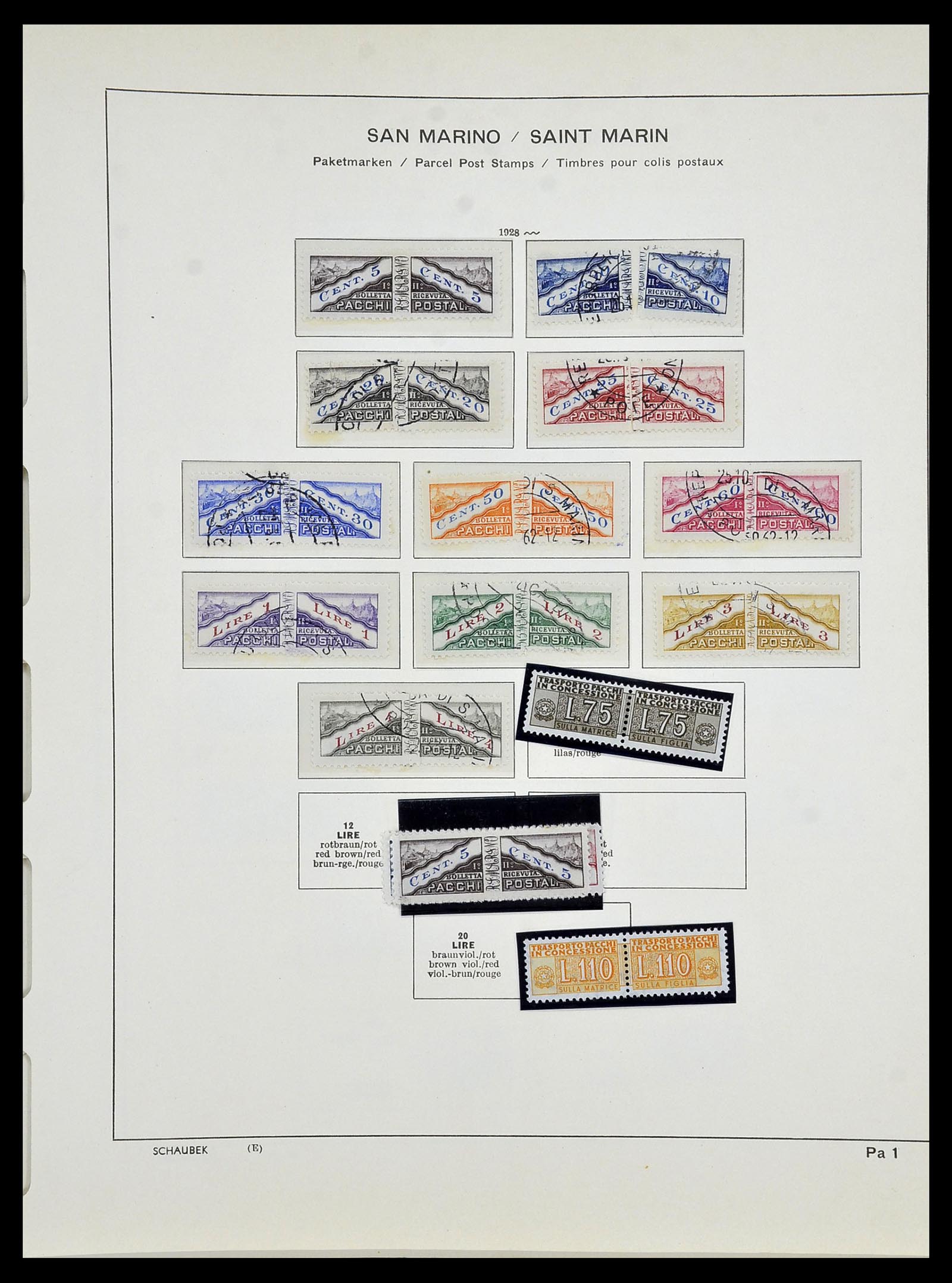 34439 103 - Postzegelverzameling 34439 San Marino 1877-1977.