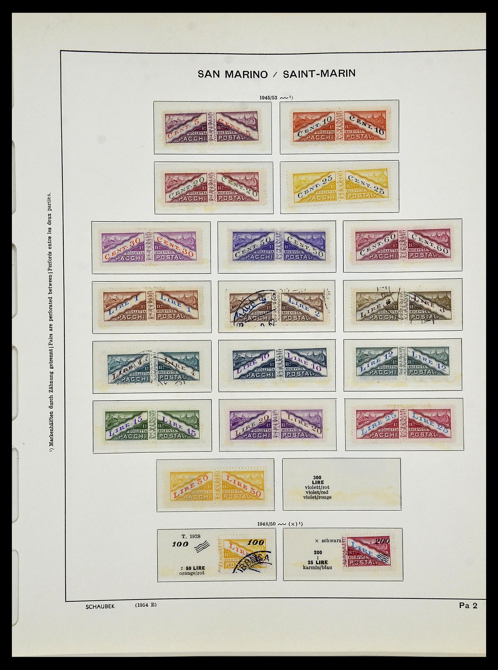 34439 104 - Postzegelverzameling 34439 San Marino 1877-1977.