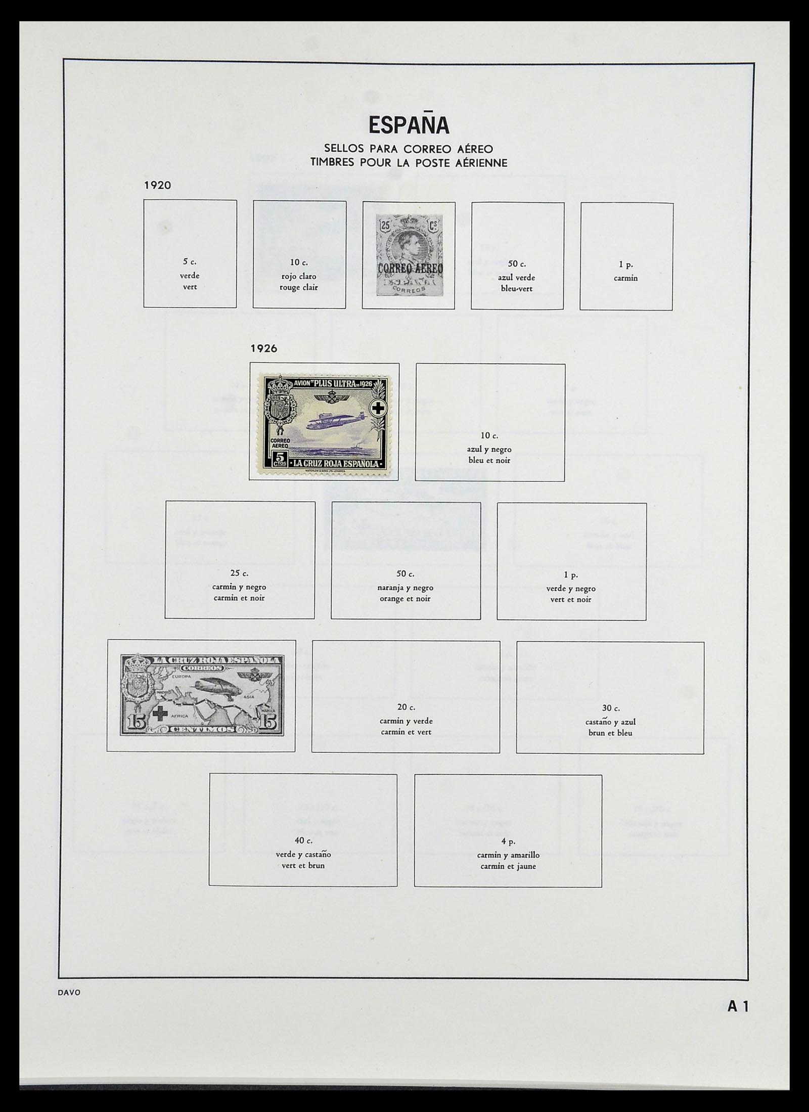 34440 049 - Postzegelverzameling 34440 Spanje 1850-1969.