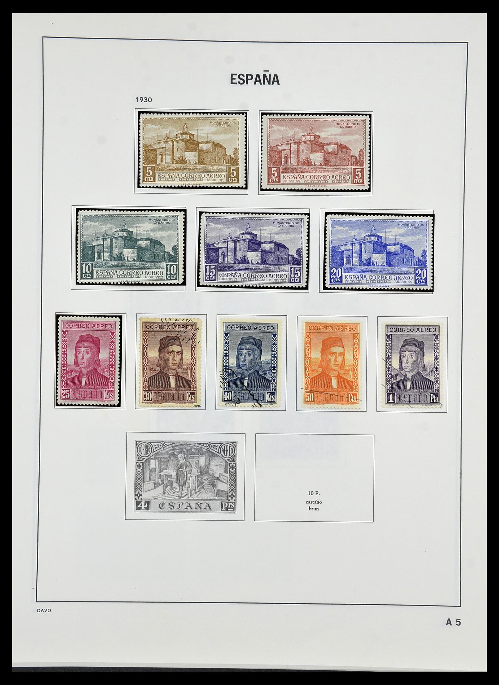 34440 053 - Postzegelverzameling 34440 Spanje 1850-1969.
