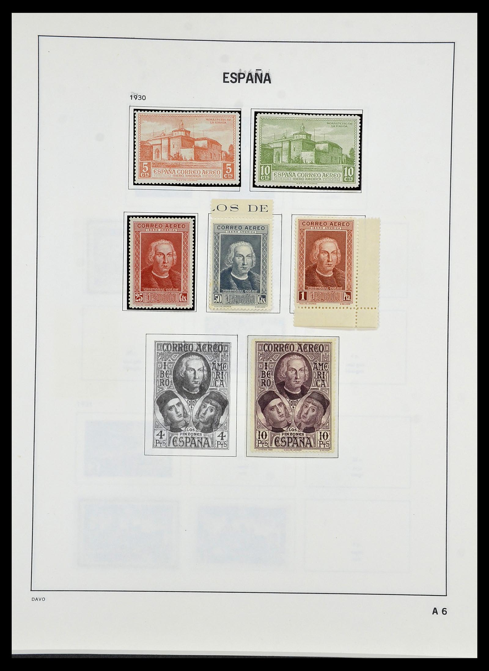 34440 054 - Postzegelverzameling 34440 Spanje 1850-1969.