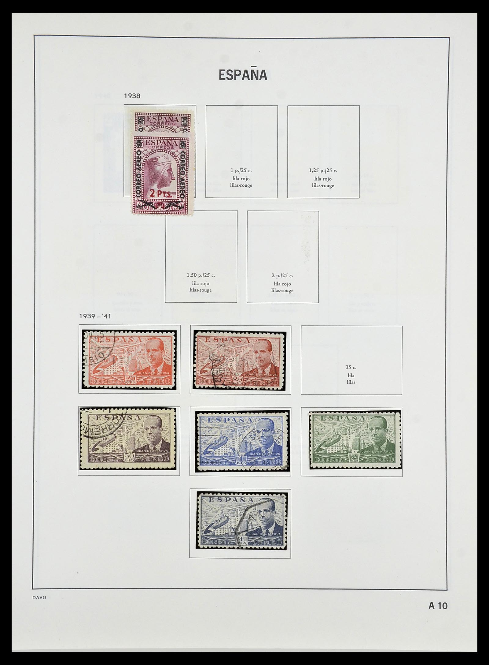34440 058 - Stamp Collection 34440 Spain 1850-1969.